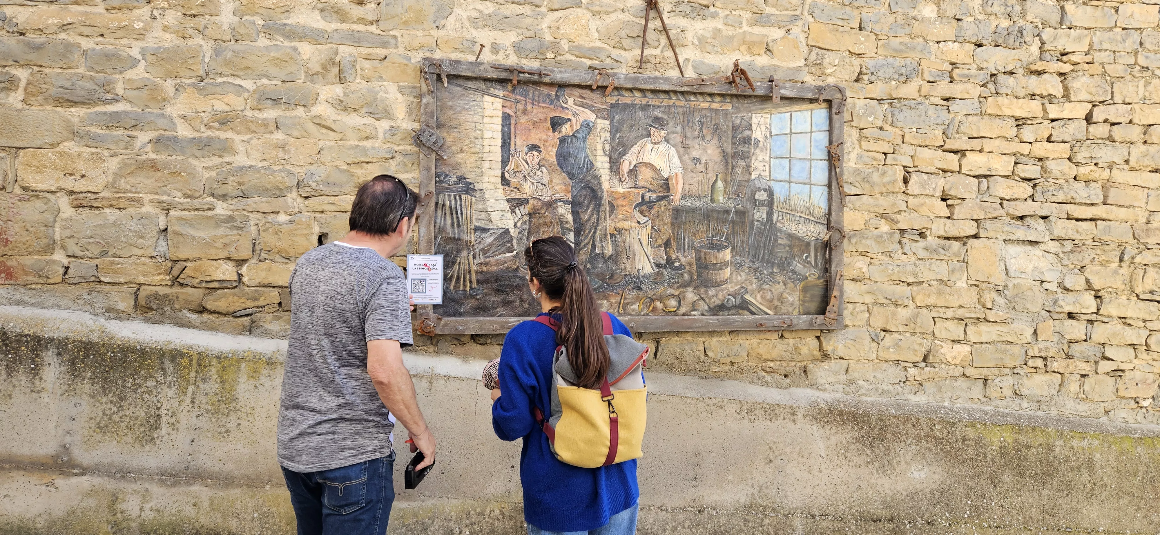 El arte rural de Arcusa se hace juego.