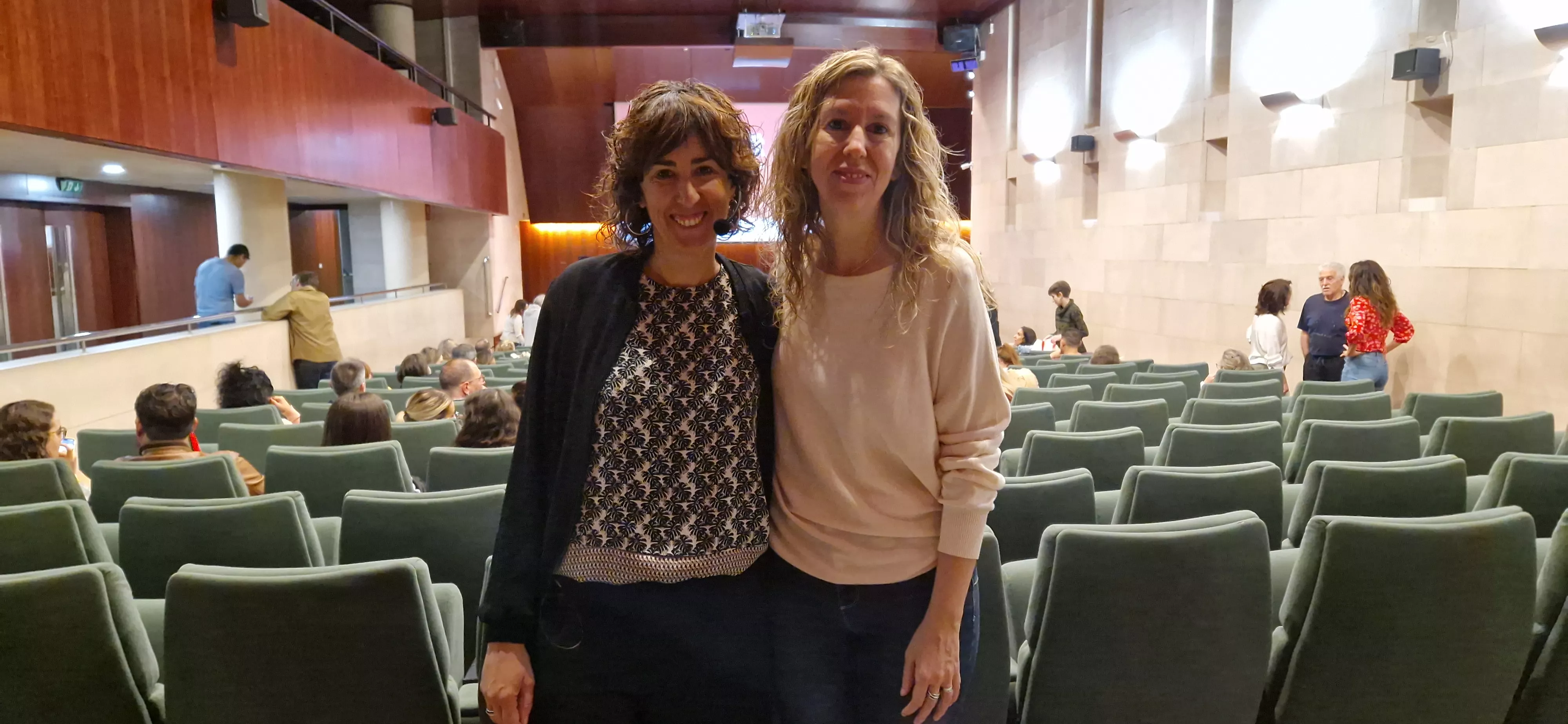 Silvia Doménech y Neus Asín. Jornada Técnica de la V Movida Arcadia. Foto Myriam Martínez Foto Myriam Martínez