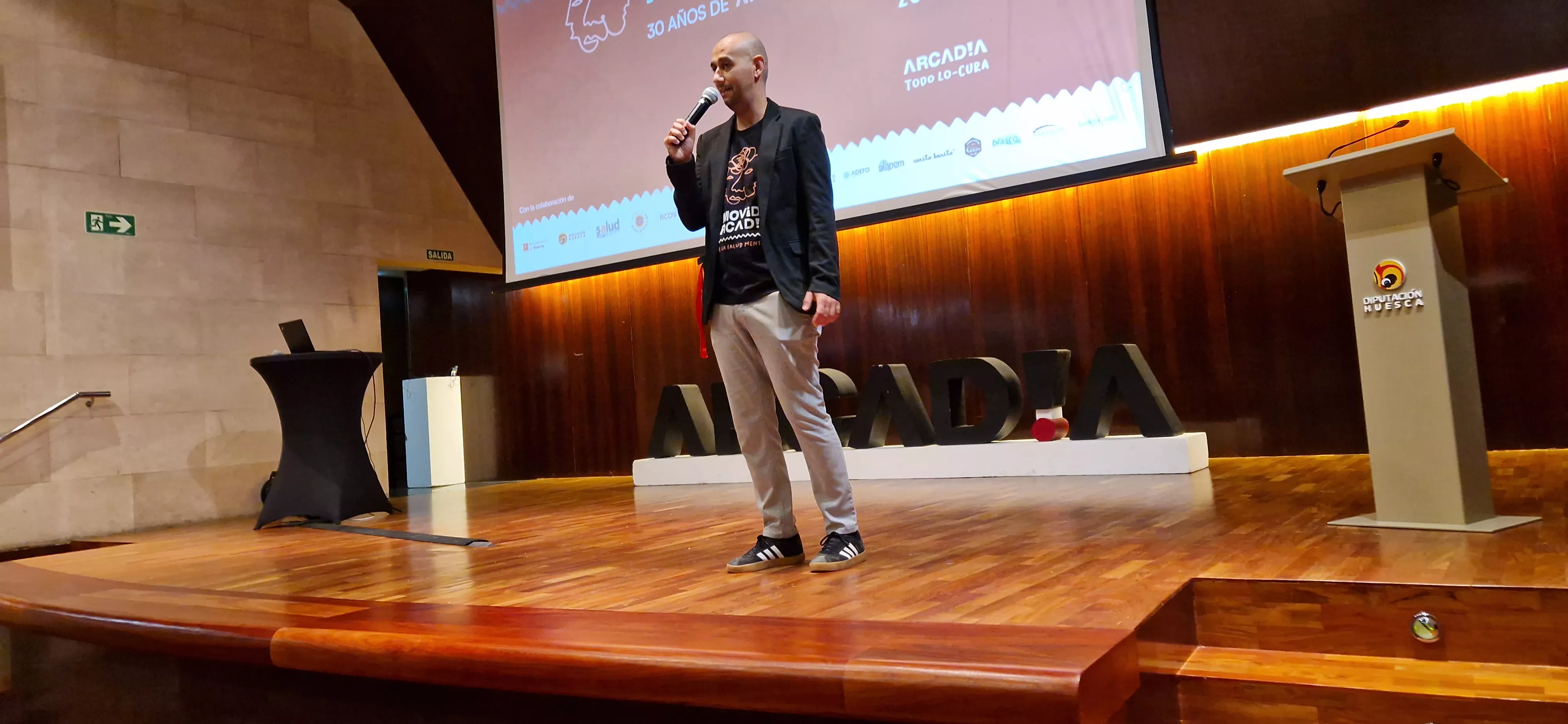 Álex Pijem. Jornada Técnica de la V Movida Arcadia. Foto Myriam Martínez