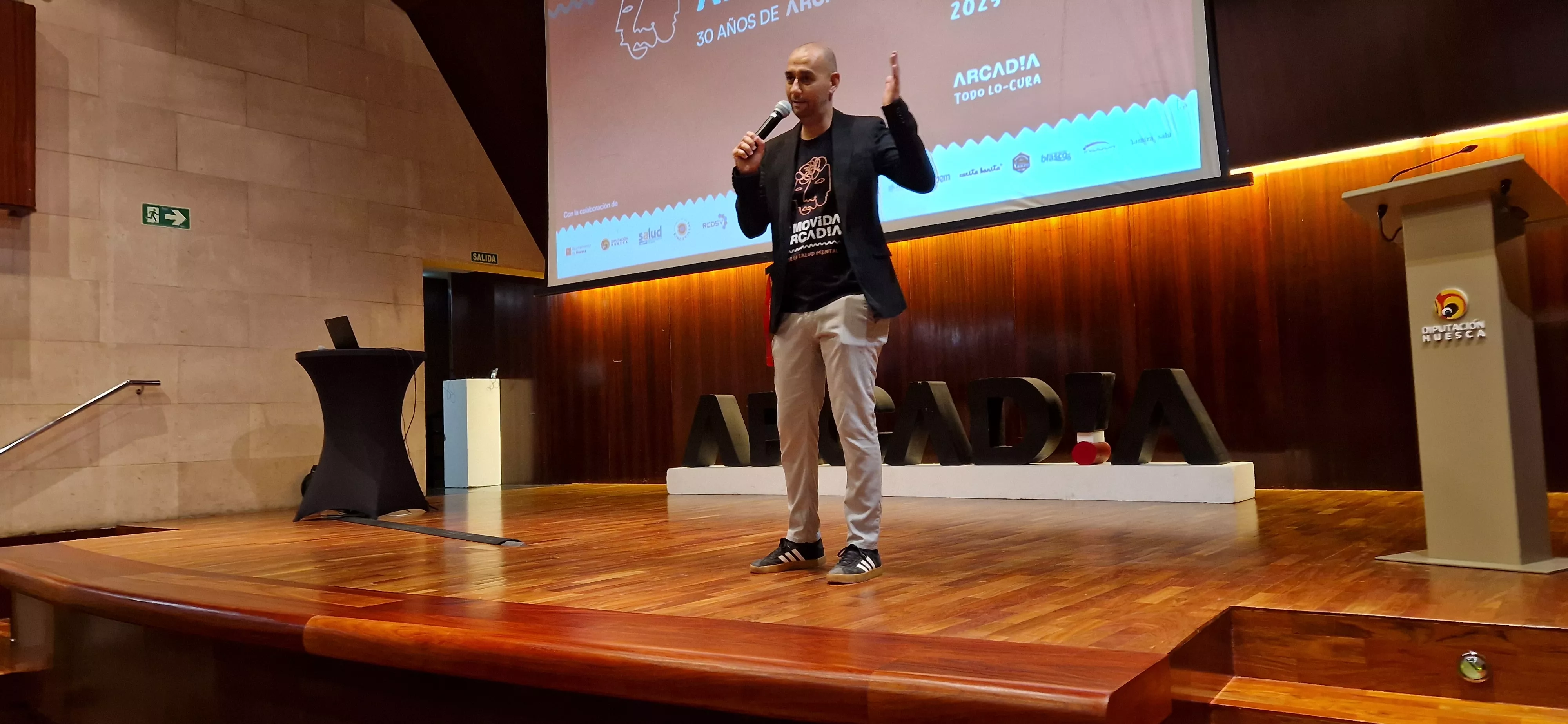 Álex Pijem. Jornada Técnica de la V Movida Arcadia. Foto Myriam Martínez