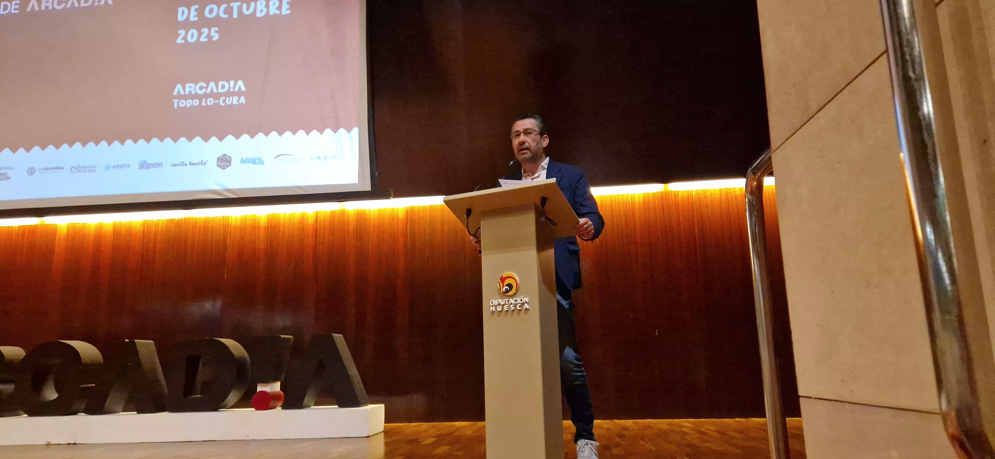 Alberto Torres. Jornada Técnica de la V Movida Arcadia. Foto Myriam Martínez