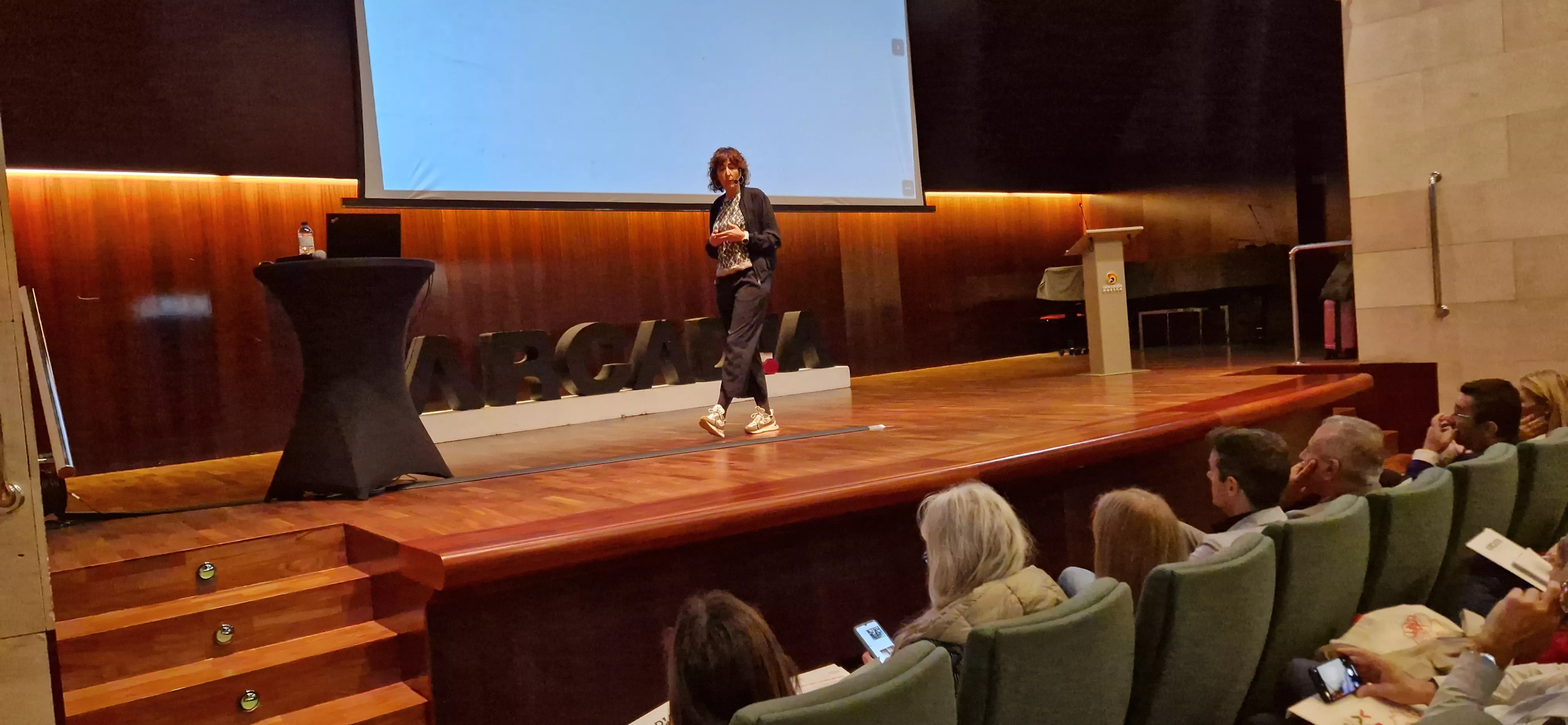 Silvia Doménech. Jornada Técnica de la V Movida Arcadia. Foto Myriam Martínez