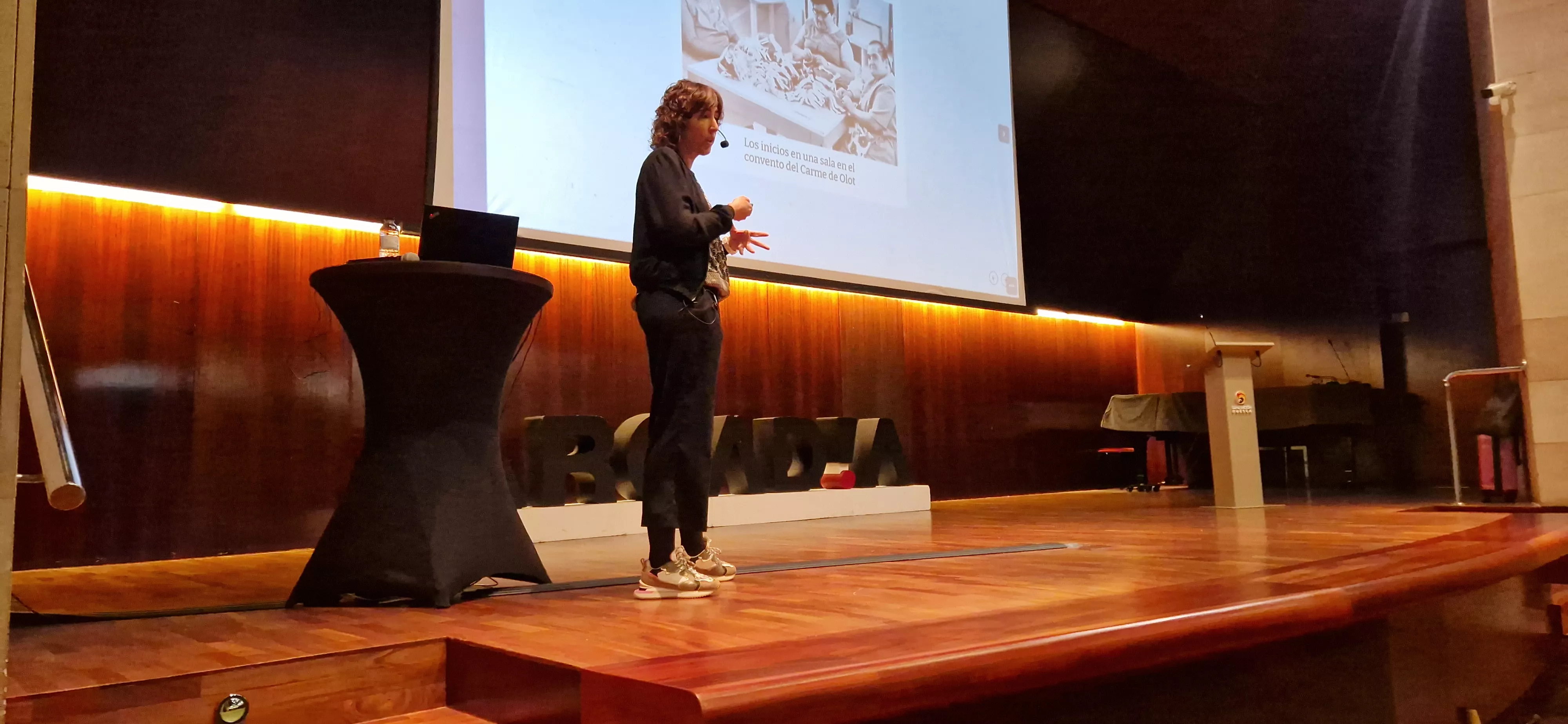 Silvia Doménech. Jornada Técnica de la V Movida Arcadia. Foto Myriam Martínez