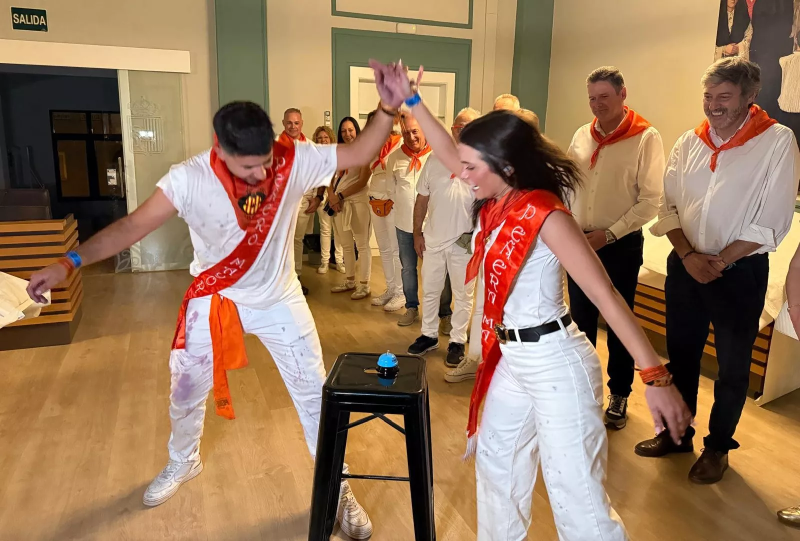 Inicio de las fiestas del Pilar de Fraga.