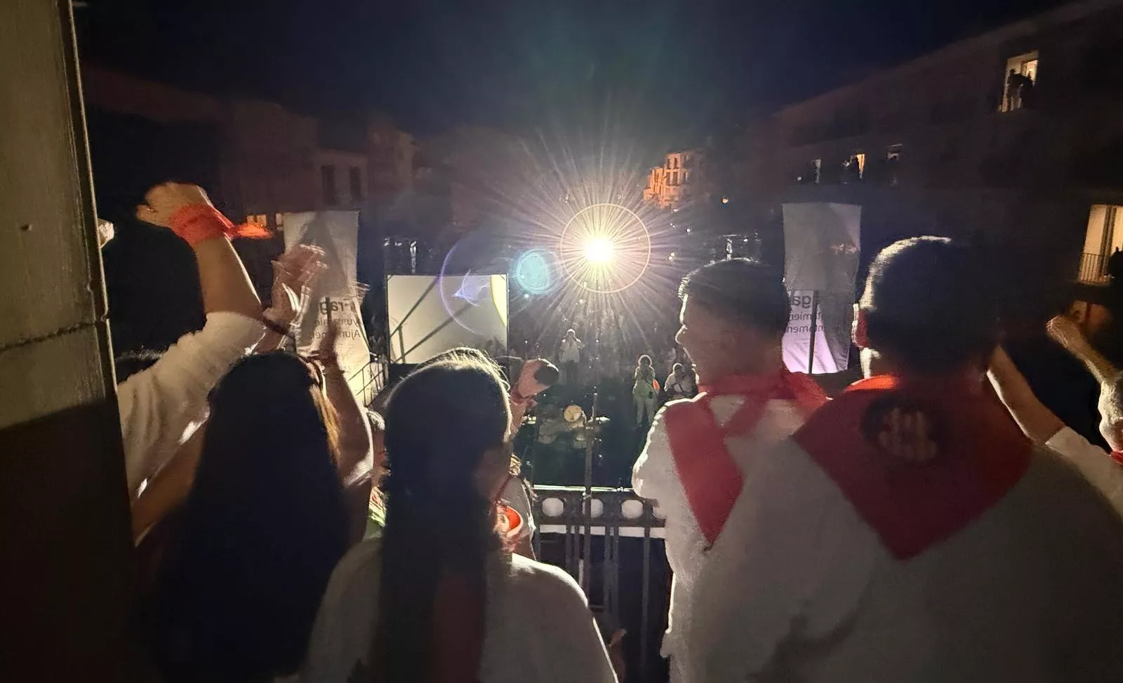 Inicio de las fiestas del Pilar de Fraga.