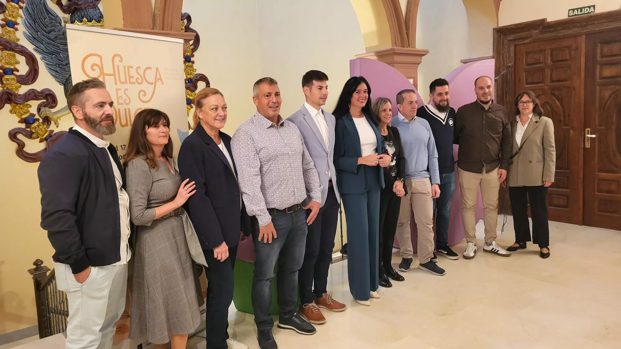 Presentación de la Feria Huesca es Dulce en el Ayuntamiento