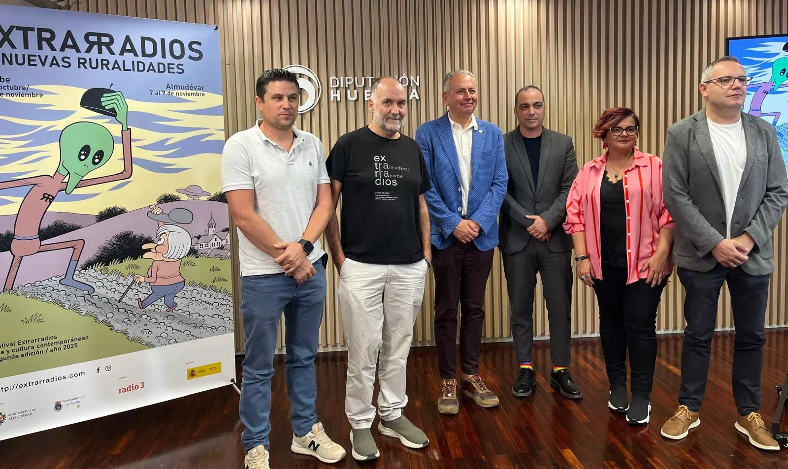 Participantes en la presentación del Festival Extrarradios. Foto Mercedes Manterola Participantes en la presentación del Festival Extrarradios. Foto Mercedes Manterola