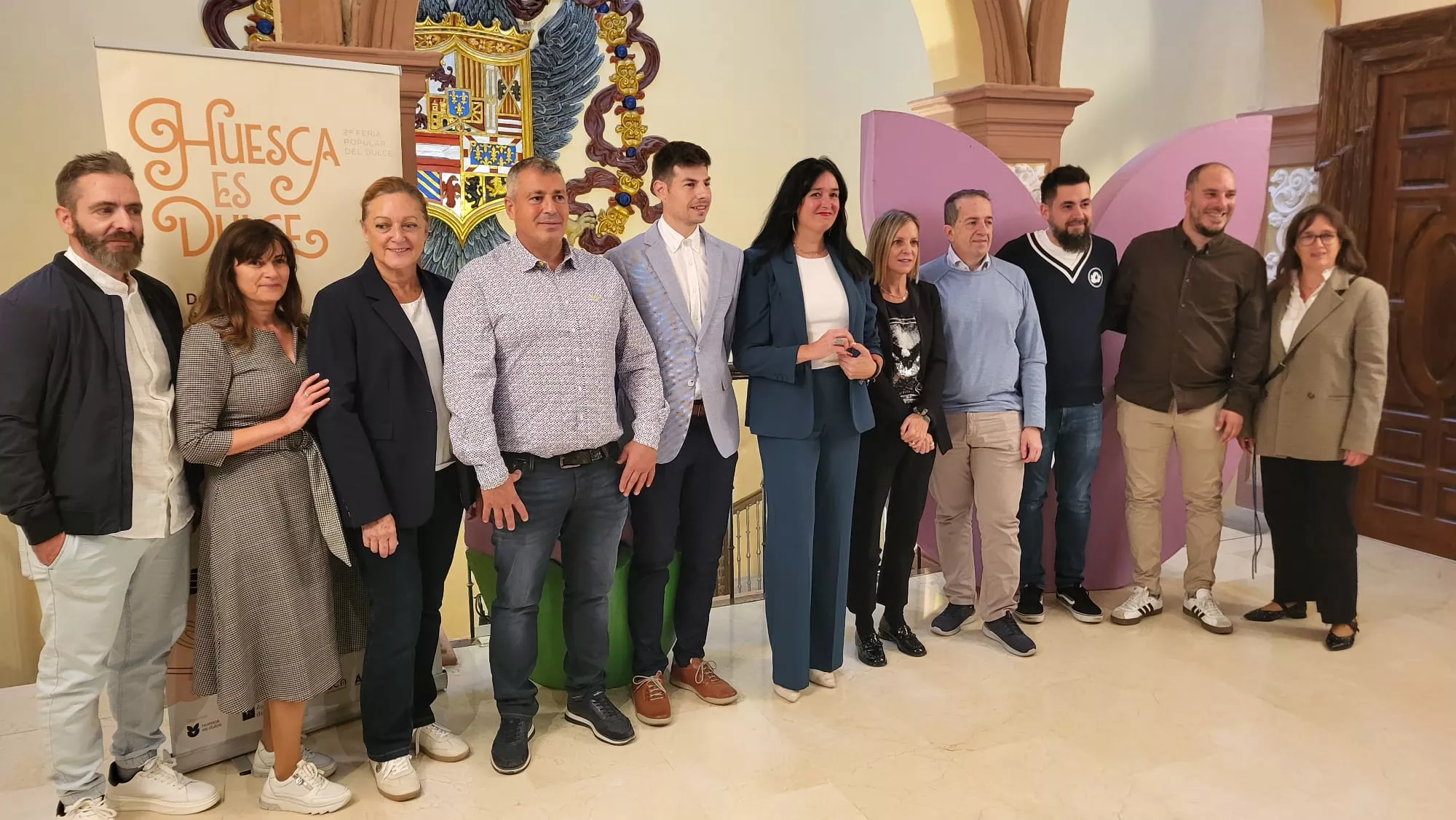 Pasteleros oscenses adelantan sus productos en la Feria Huesca es Dulce
