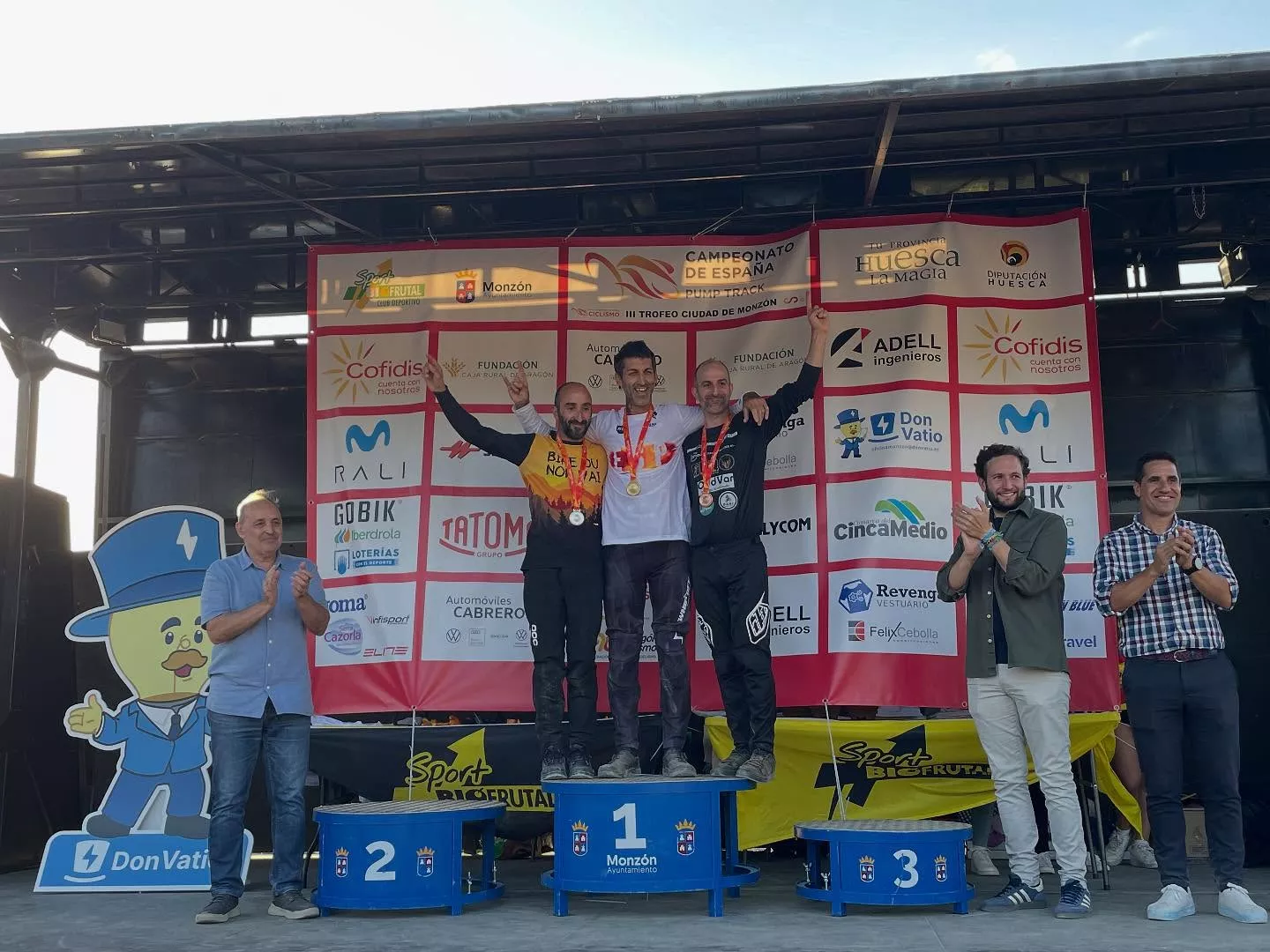 Imágenes del Campeonato de España individual de Pumptrack en Monzón