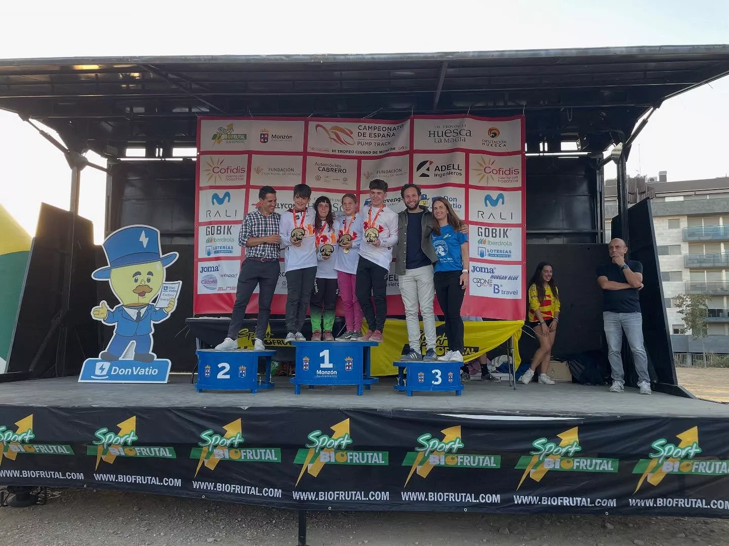 Imágenes del Campeonato de España individual de Pumptrack en Monzón