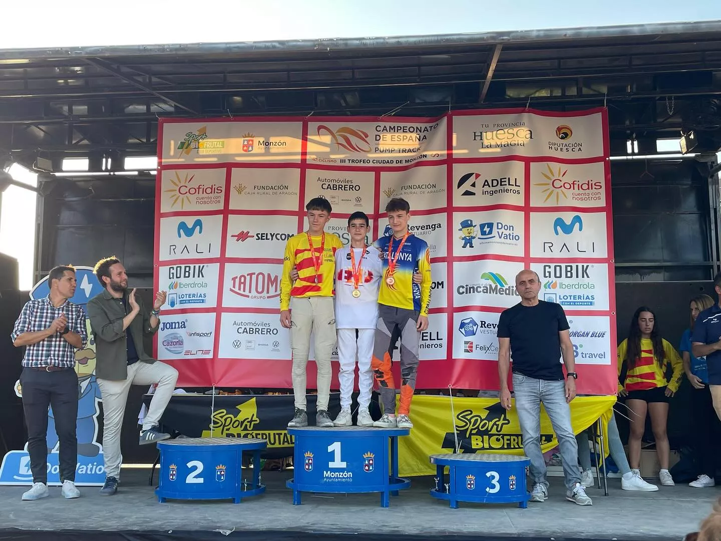 Imágenes del Campeonato de España individual de Pumptrack en Monzón