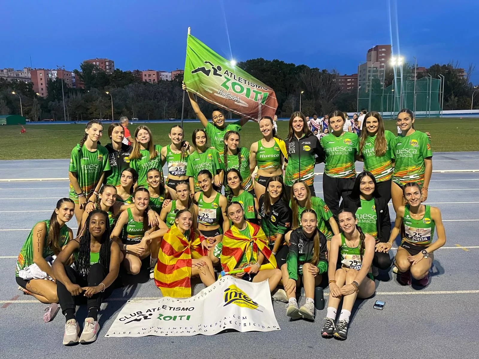 Equipo femenino de Intec-Zoiti.