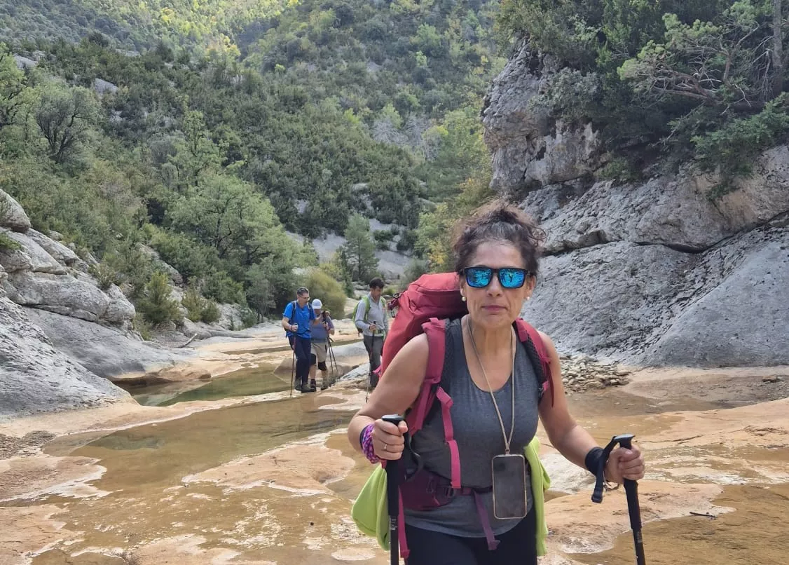 En el barranco Cuello.