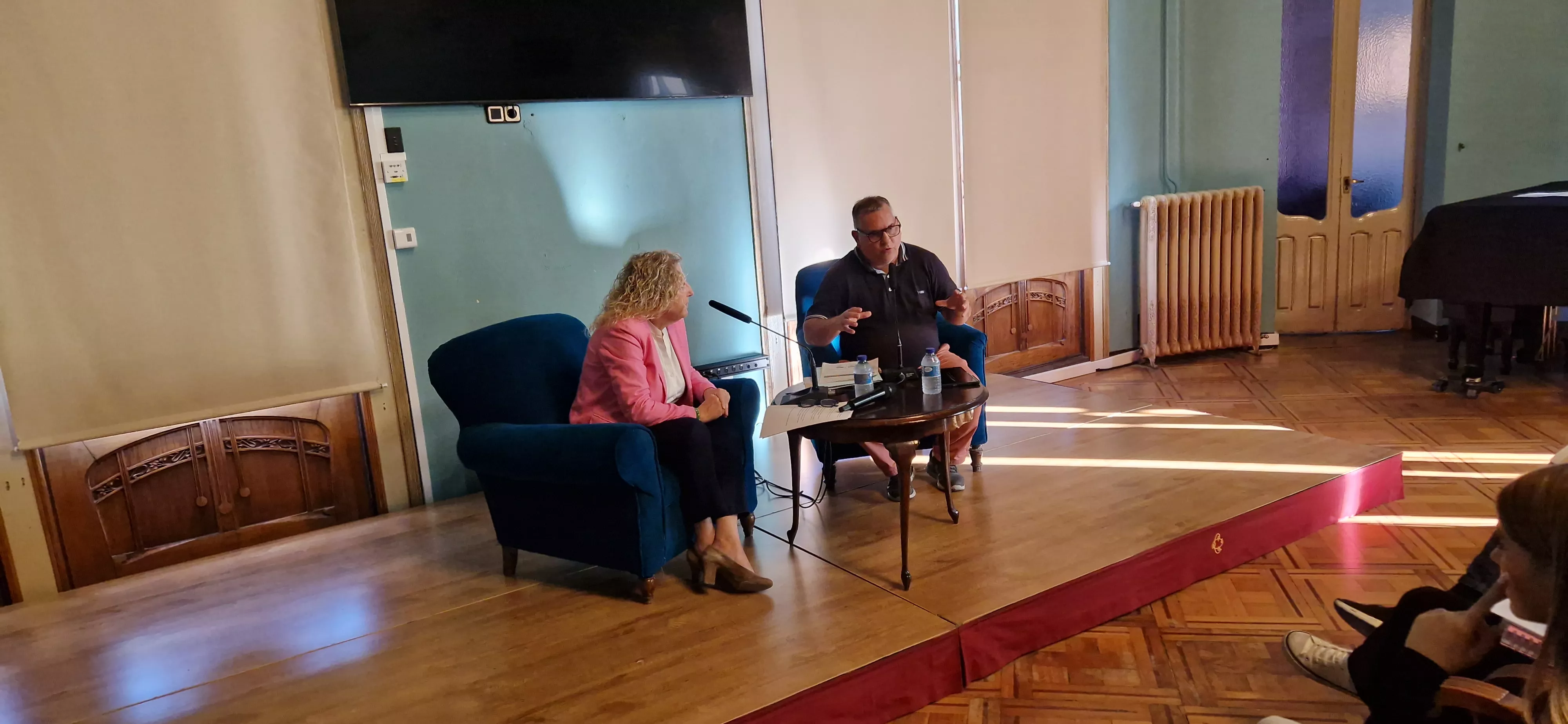 Susana Oliván y Javier Escartín. Foto Myriam Martínez