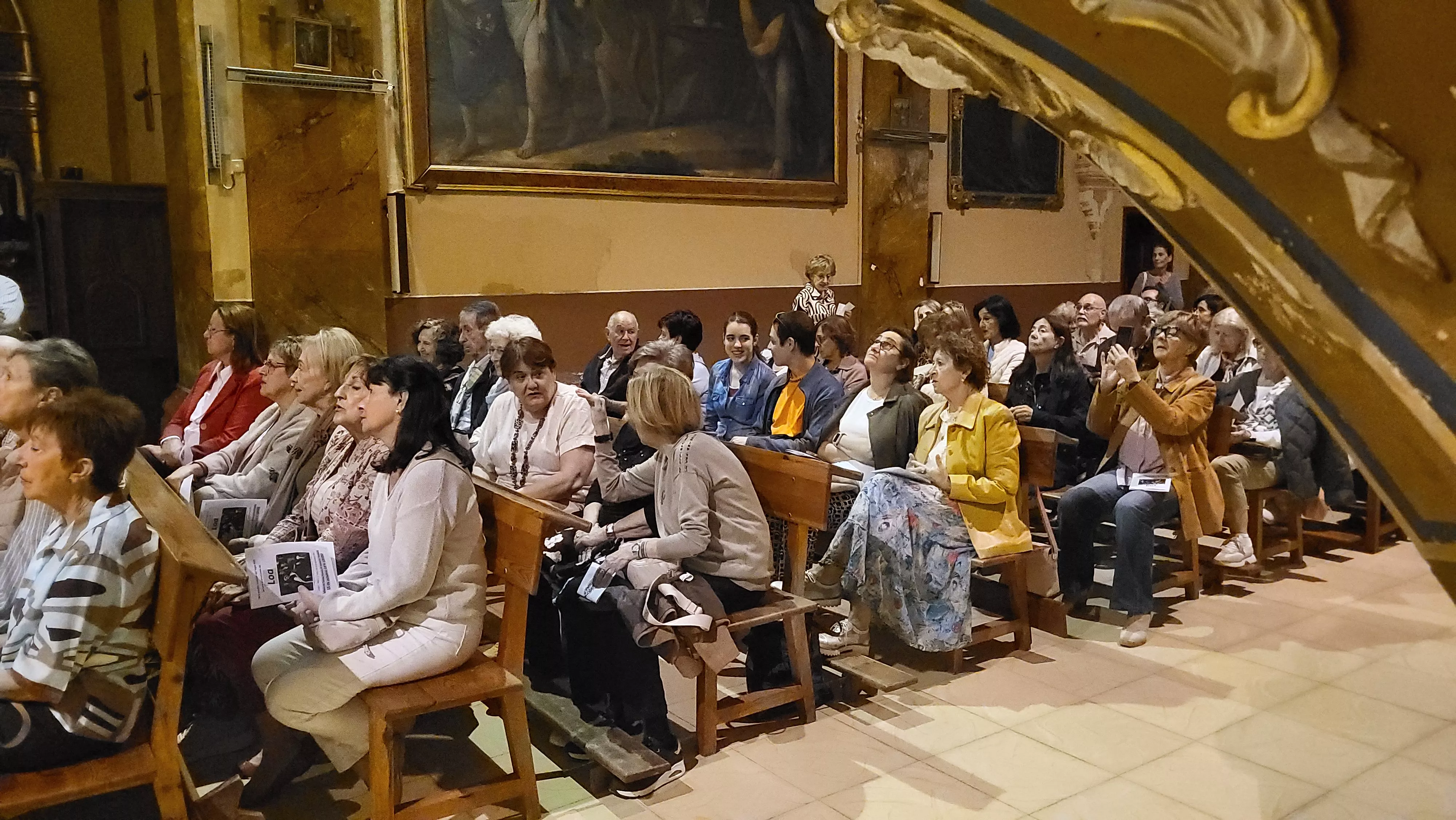 Representación de Loa en la Iglesia de Santa Teresa 2025. Foto Myriam Martínez