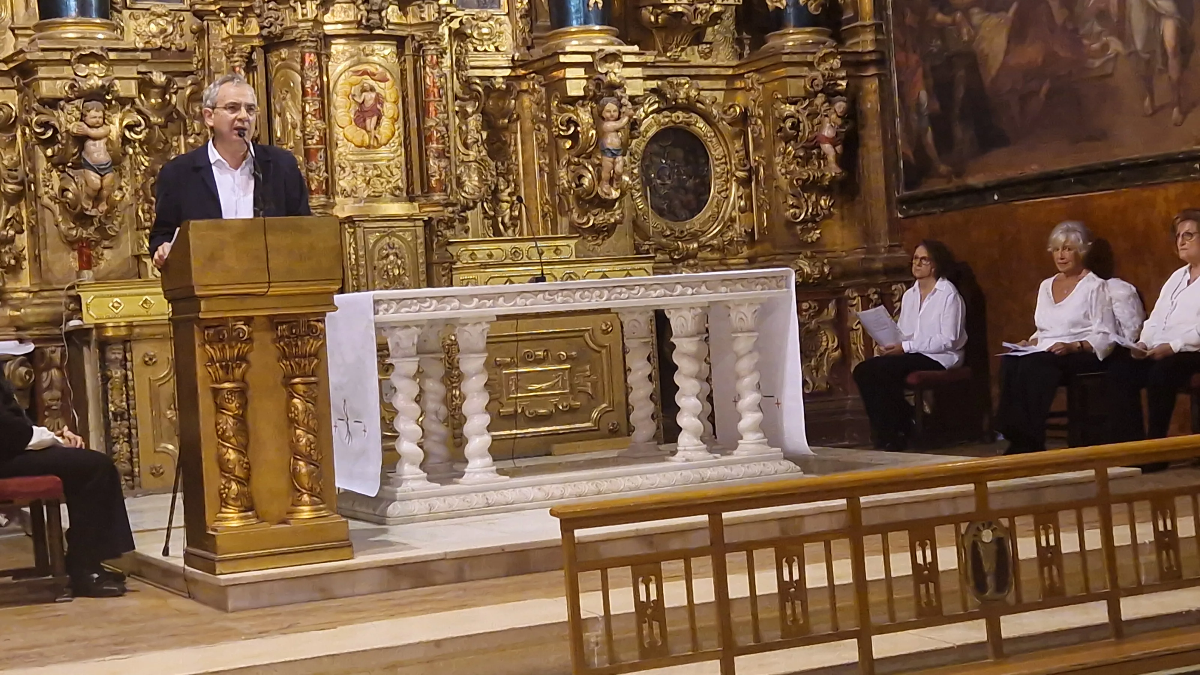 Representación de Loa en la Iglesia de Santa Teresa 2025. Foto Myriam Martínez