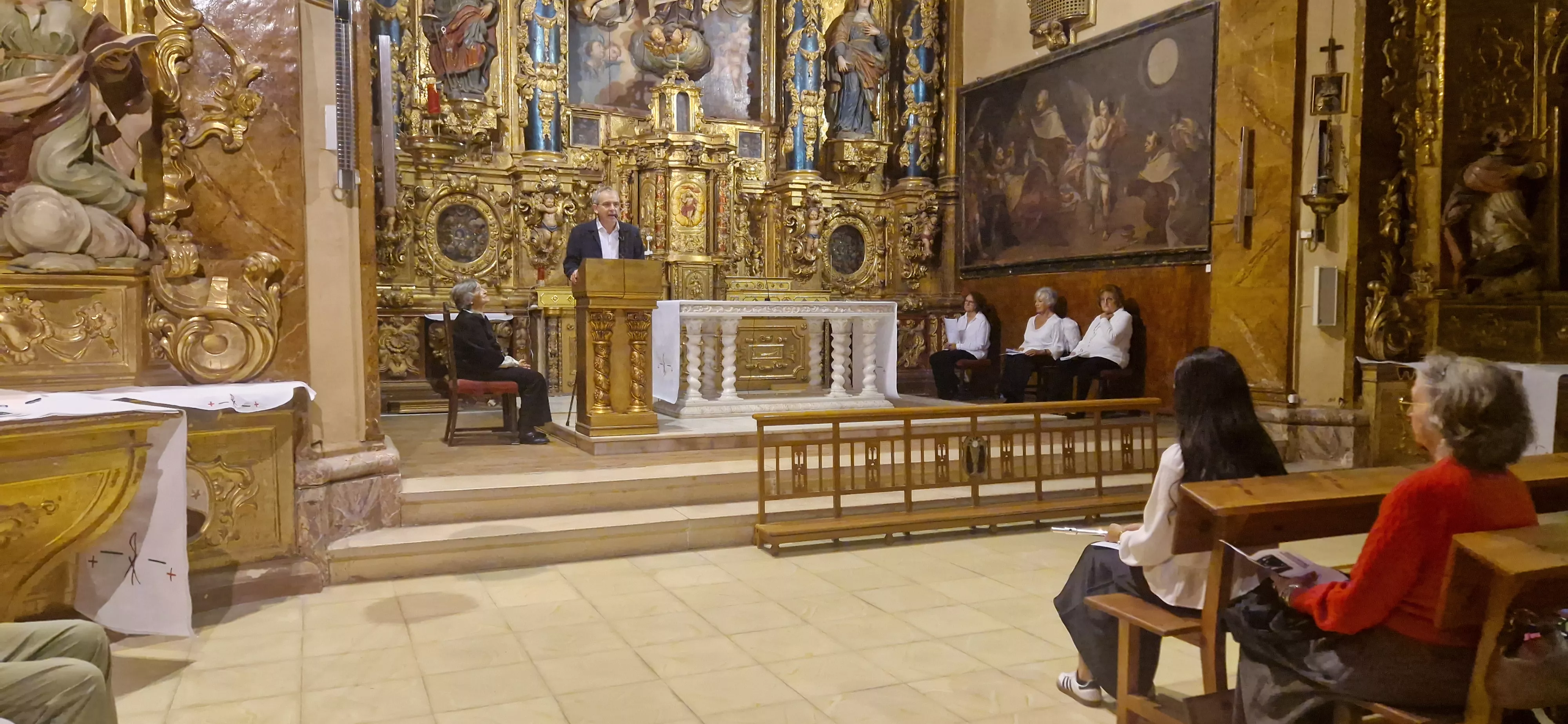 Representación de Loa en la Iglesia de Santa Teresa 2025. Foto Myriam Martínez
