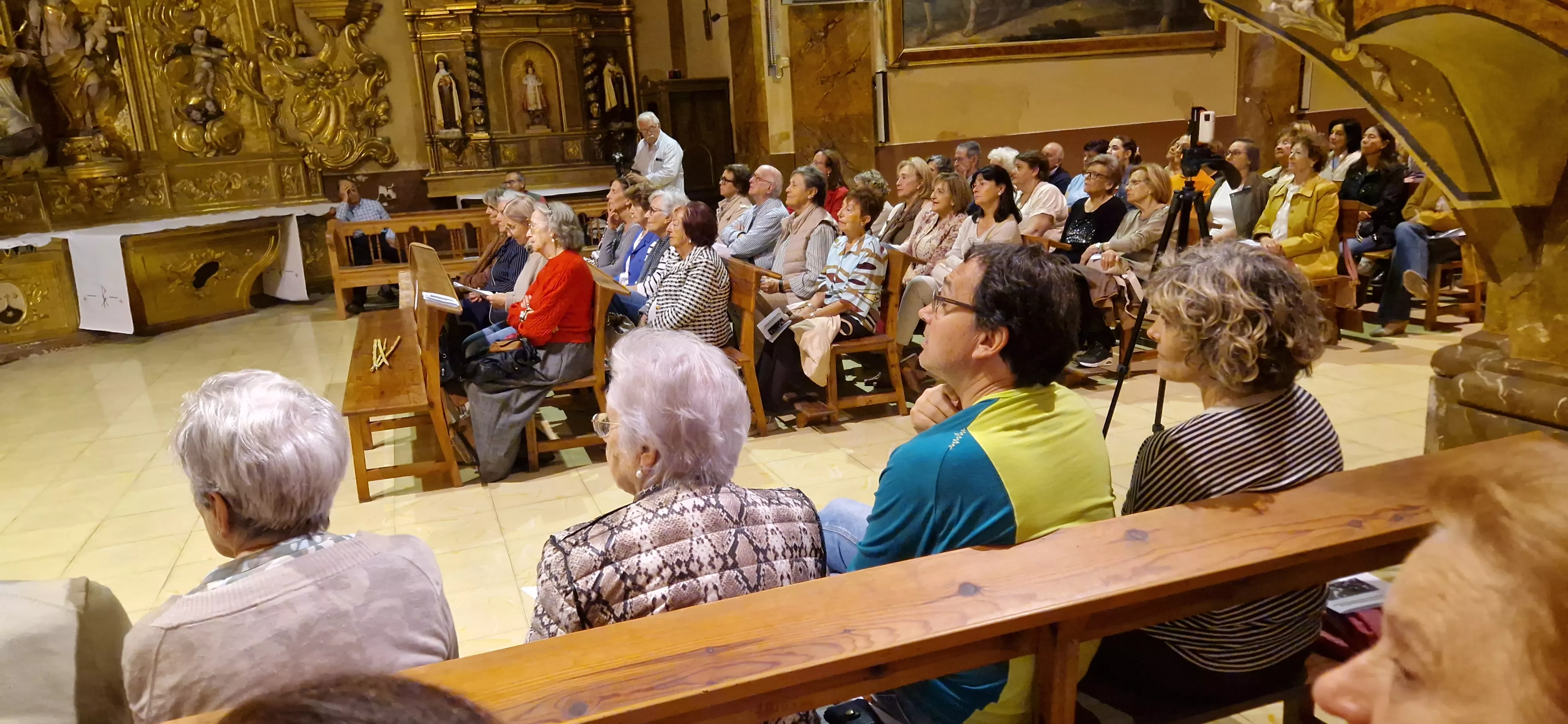 Representación de Loa en la Iglesia de Santa Teresa 2025. Foto Myriam Martínez