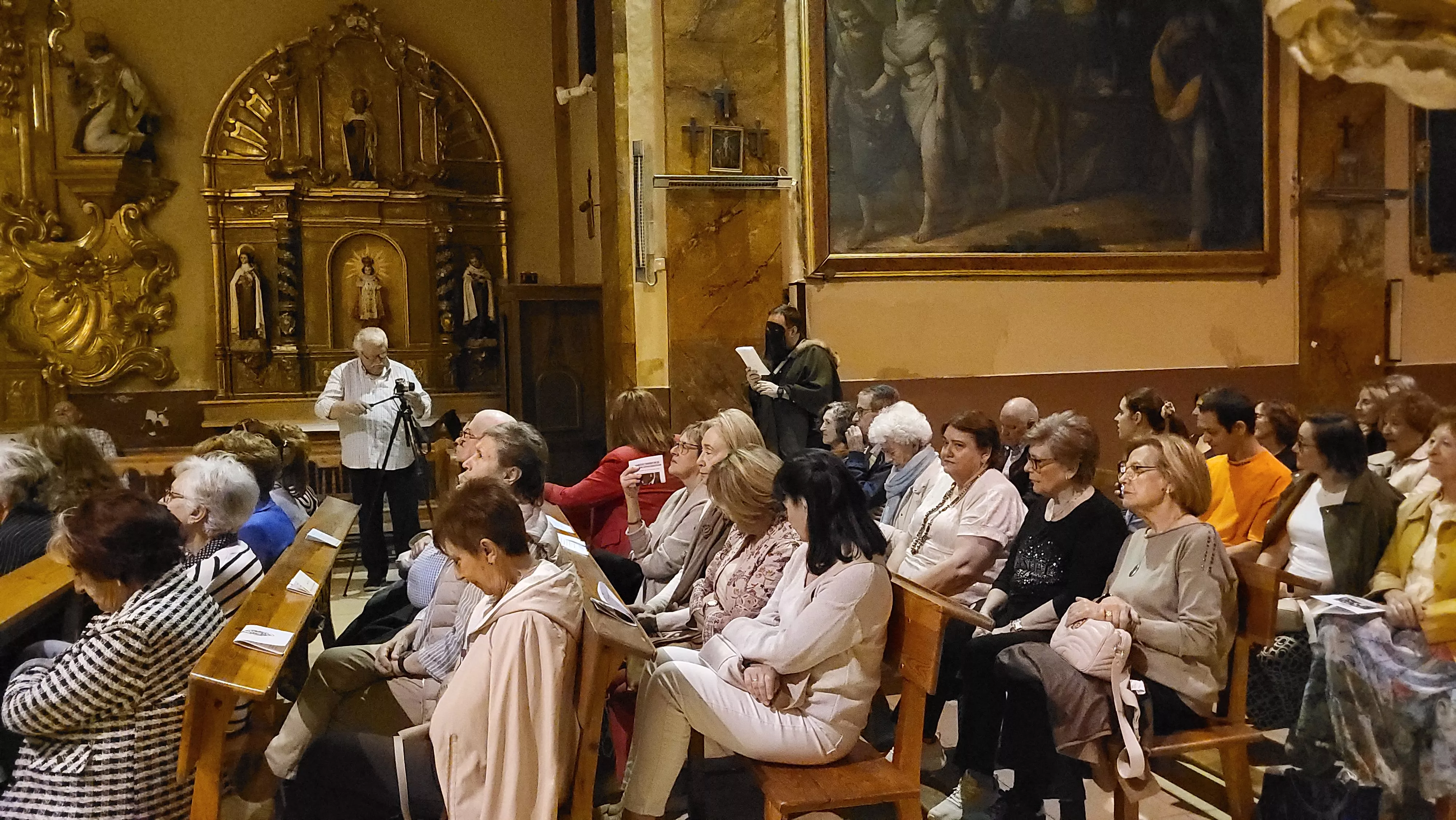 Representación de Loa en la Iglesia de Santa Teresa 2025. Foto Myriam Martínez