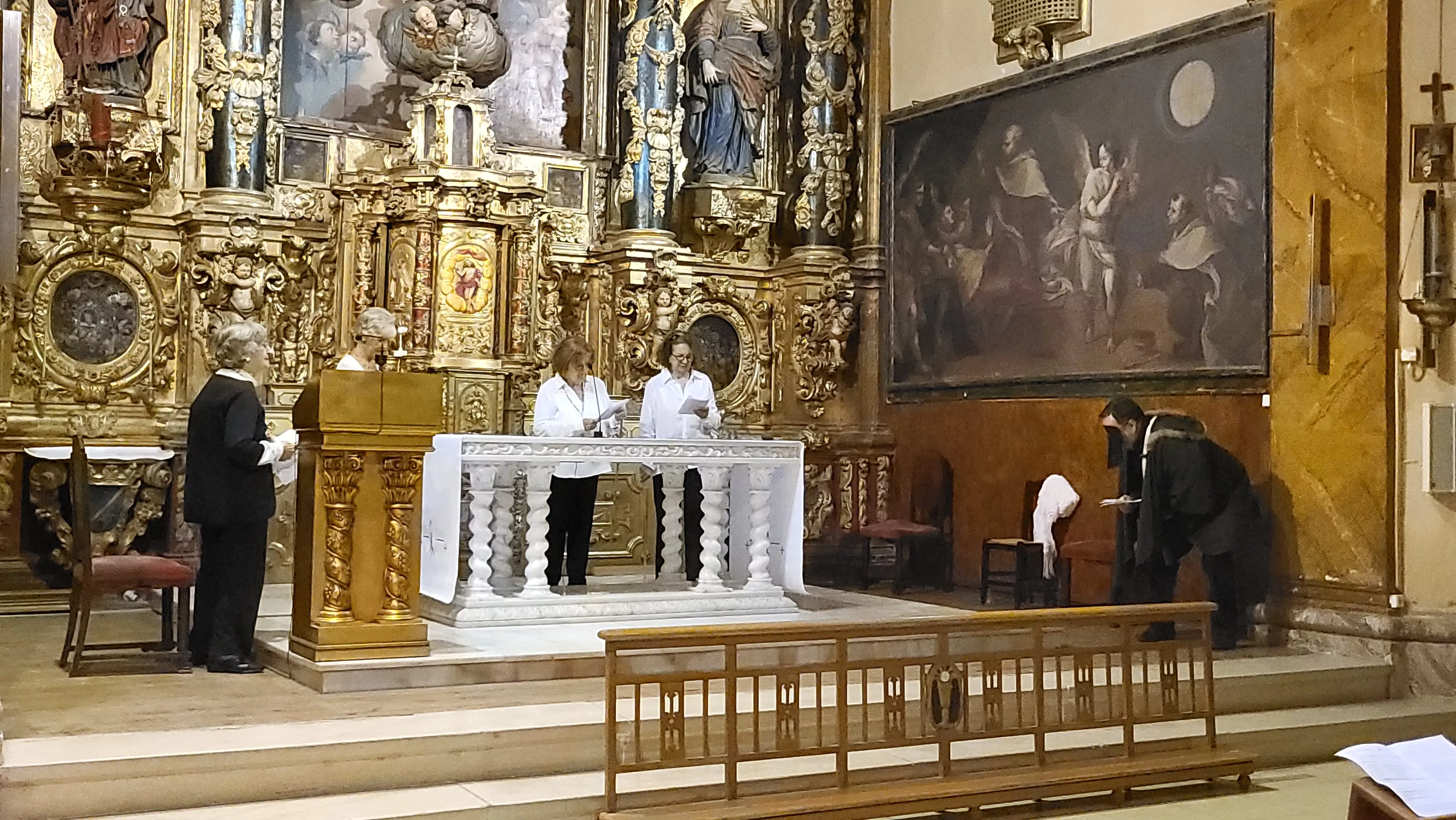 Representación de Loa en la Iglesia de Santa Teresa 2025. Foto Myriam Martínez