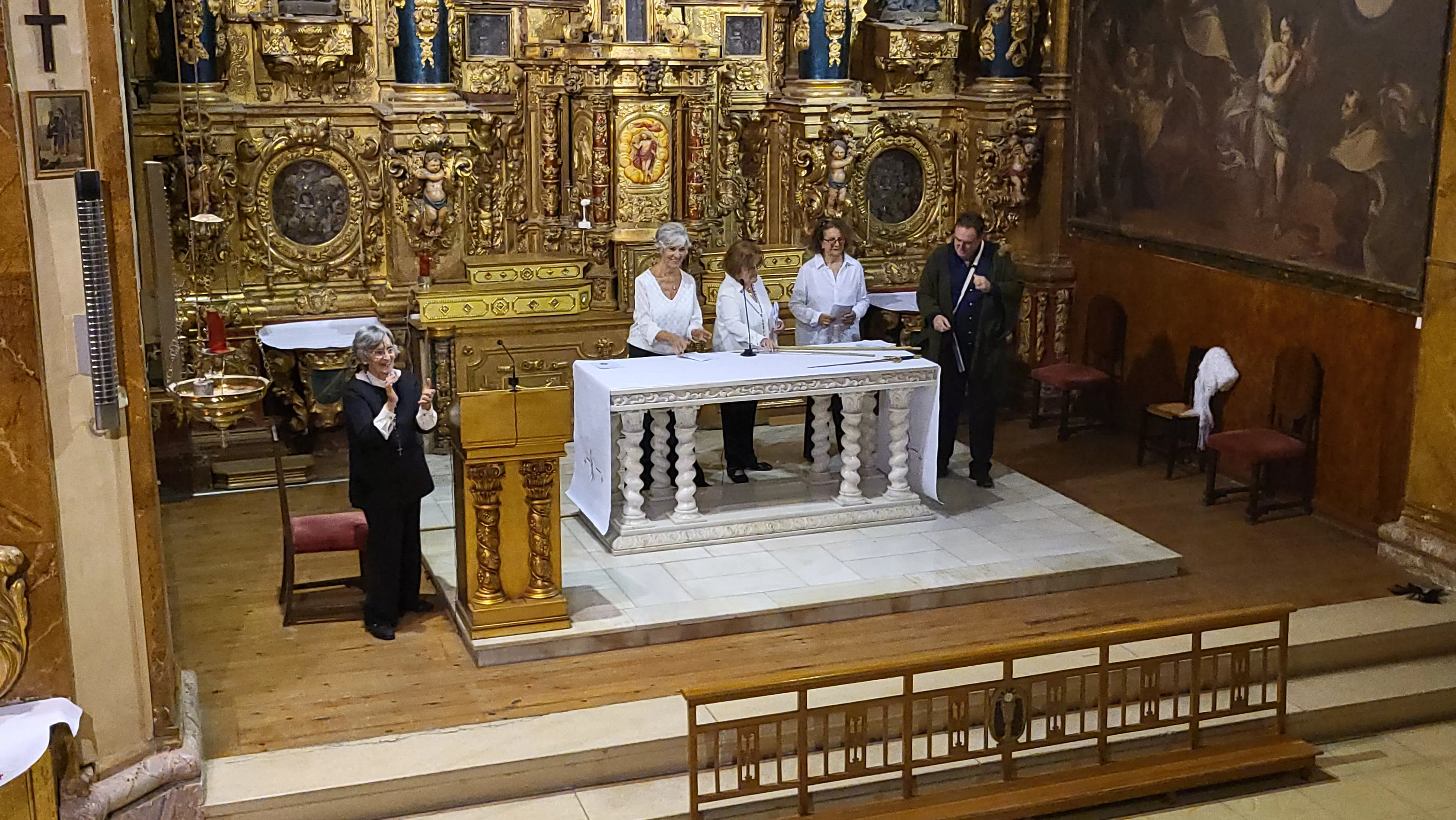 Representación de Loa en la Iglesia de Santa Teresa 2025. Foto Myriam Martínez
