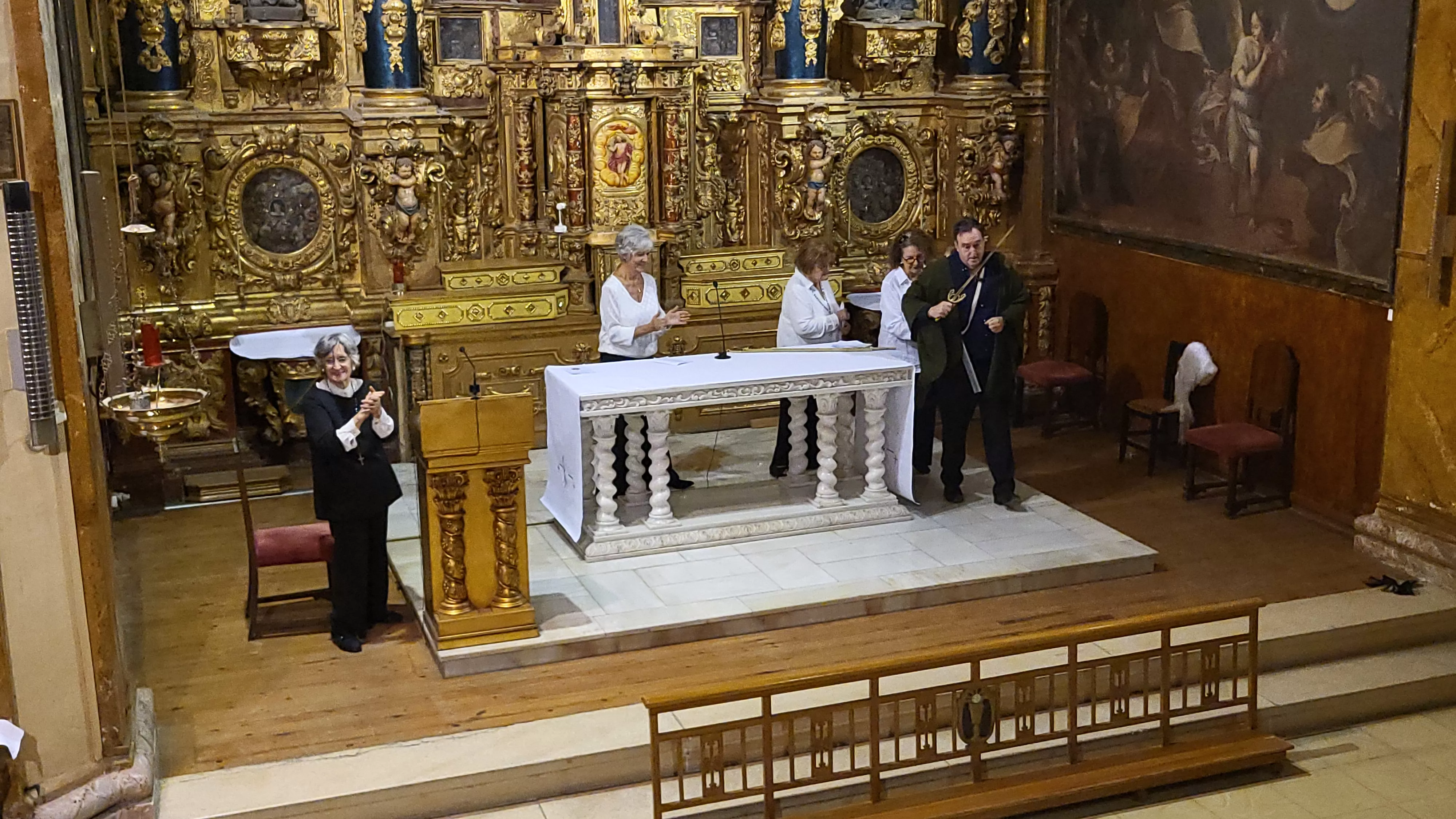 Representación de Loa en la Iglesia de Santa Teresa 2025. Foto Myriam Martínez