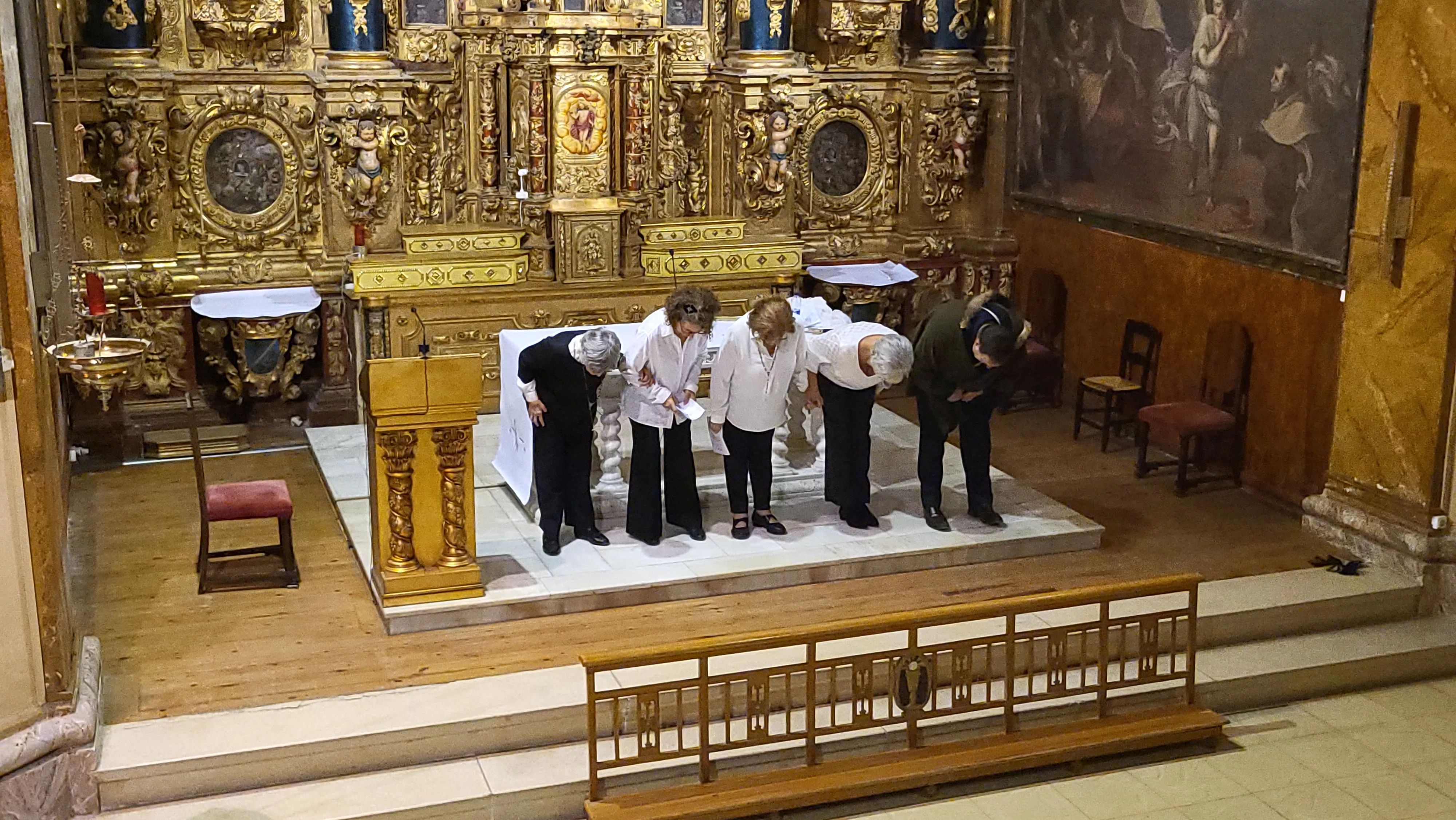 Representación de Loa en la Iglesia de Santa Teresa 2025. Foto Myriam Martínez