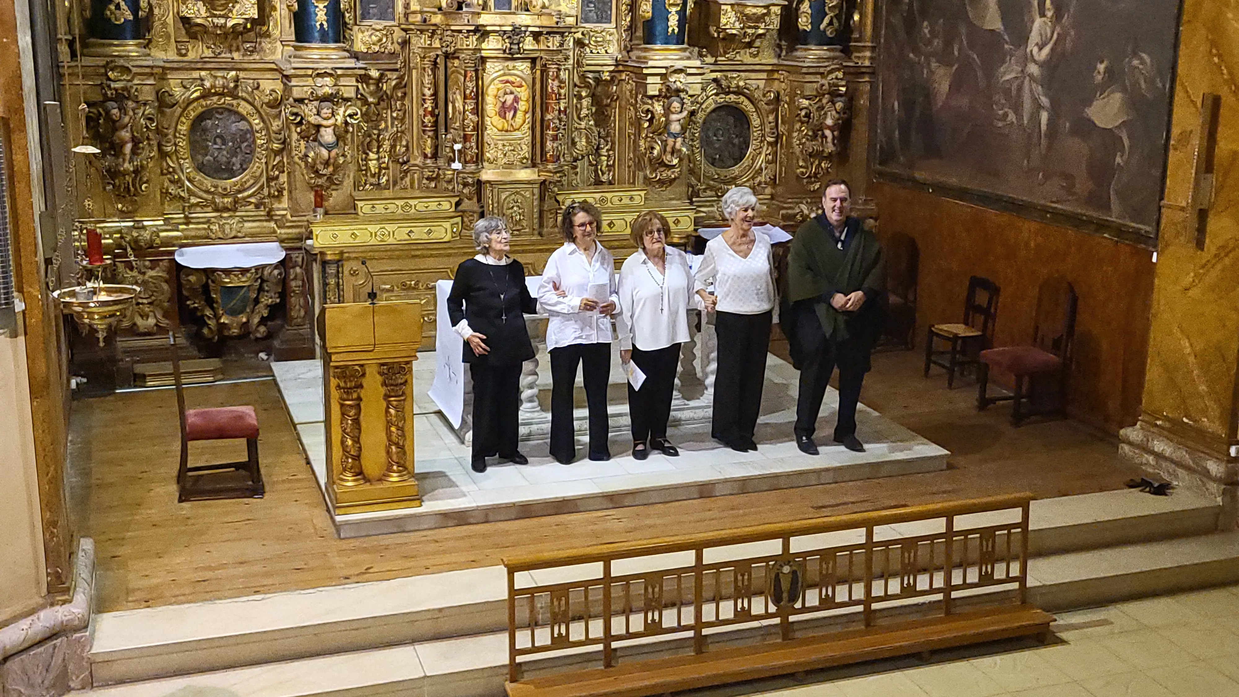 Representación de Loa en la Iglesia de Santa Teresa 2025. Foto Myriam Martínez