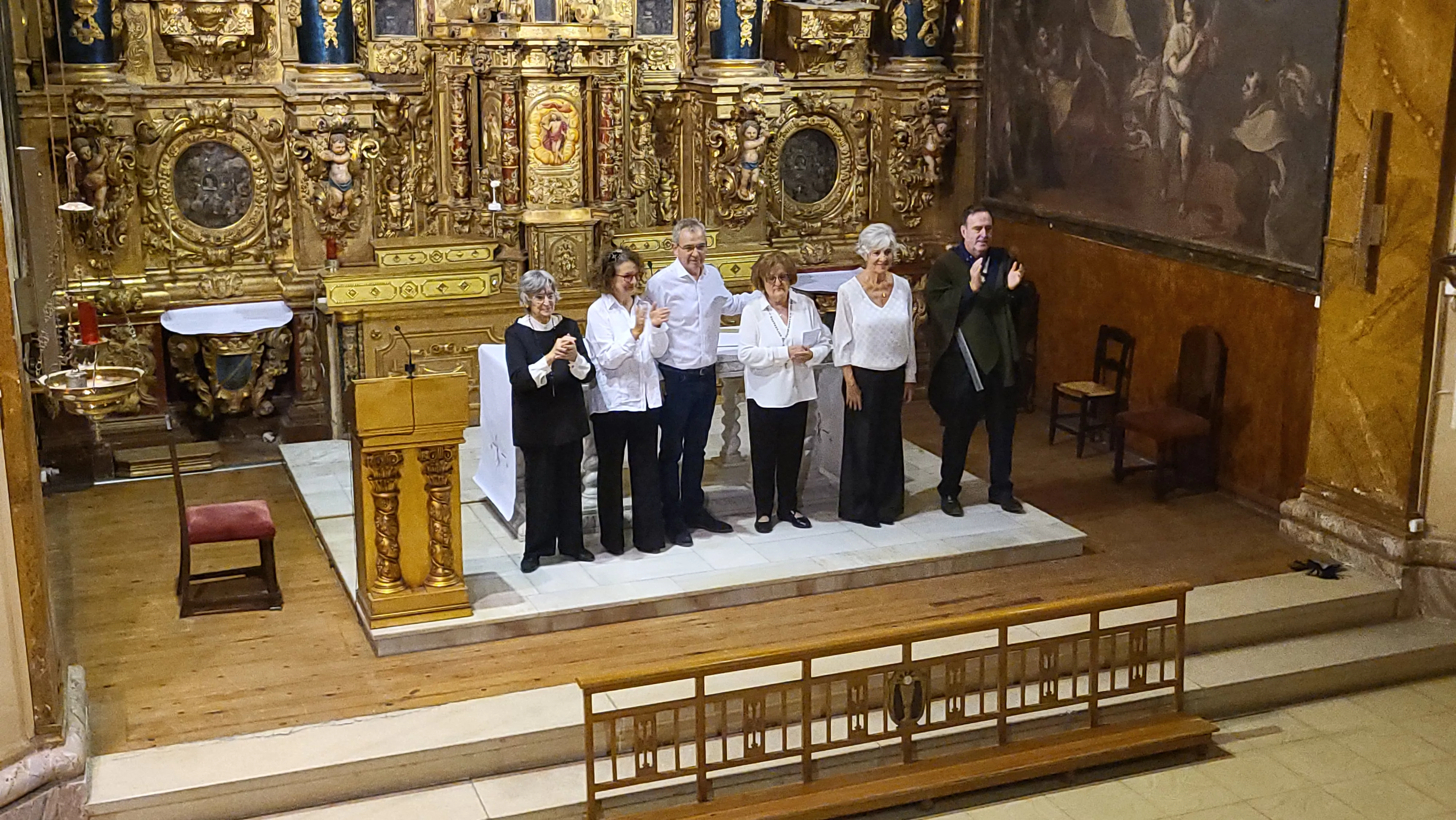 Representación de Loa en la Iglesia de Santa Teresa 2025. Foto Myriam Martínez