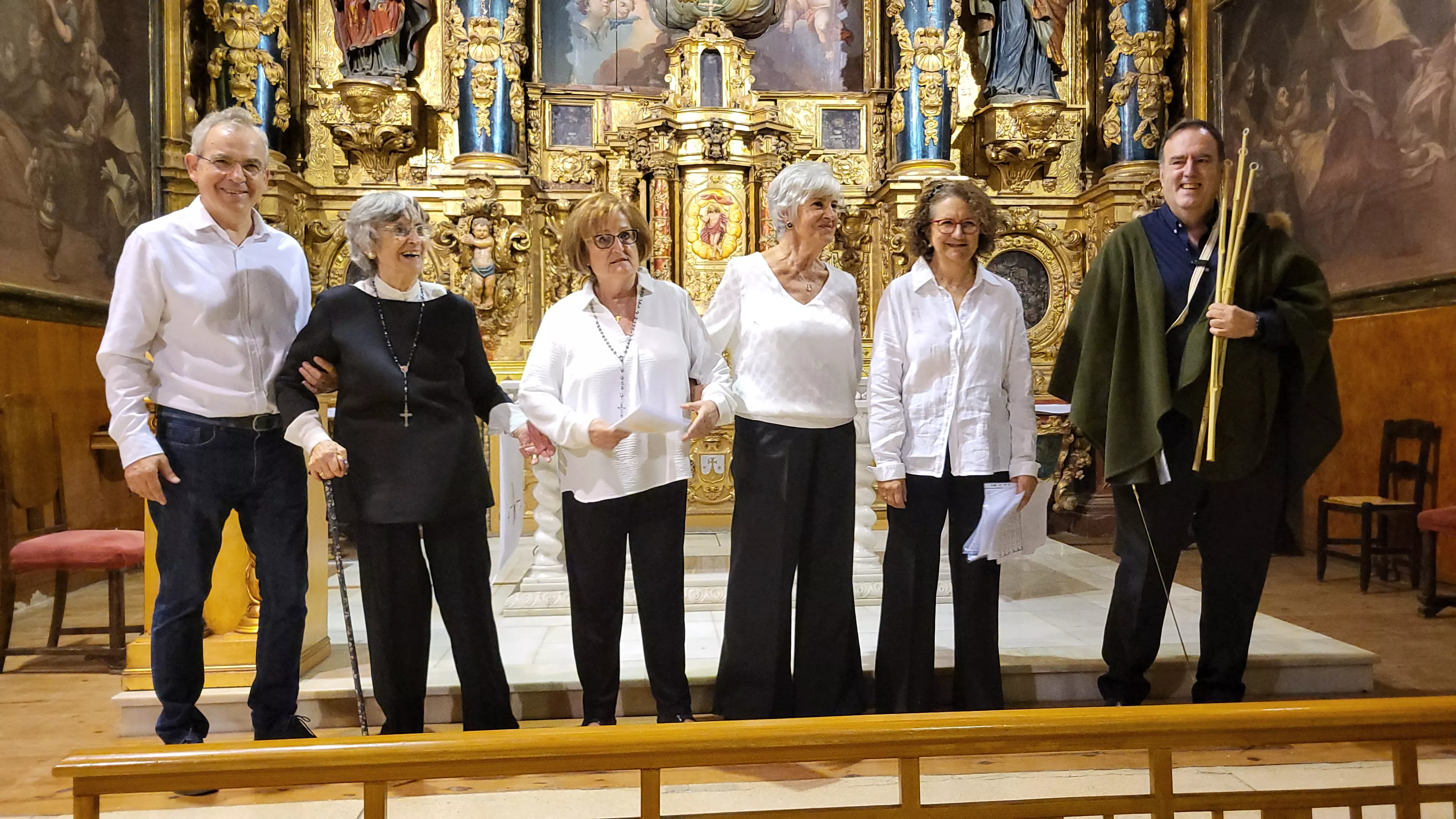 Representación de Loa en la Iglesia de Santa Teresa 2025. Foto Myriam Martínez