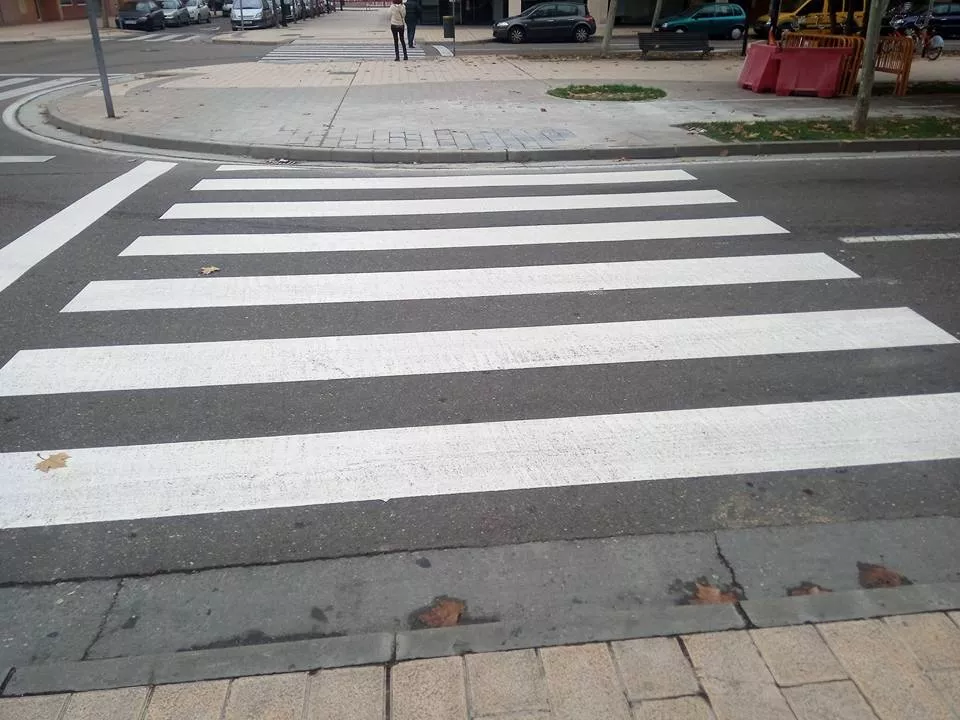 El suceso se produjo en un paso de cebra. El suceso se produjo en un paso de cebra.