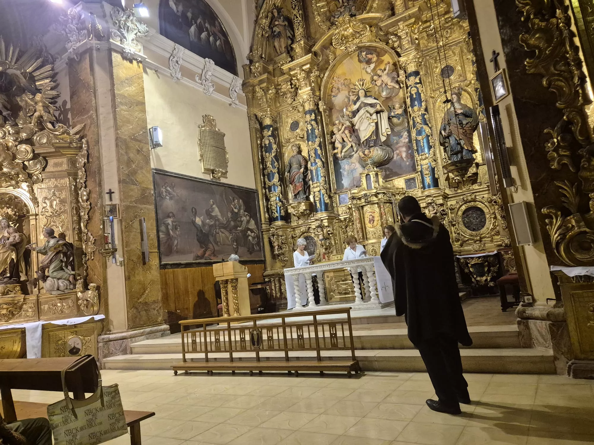 Representación de Loa en la Iglesia de Santa Teresa 2025. Foto Juanlu Herrero