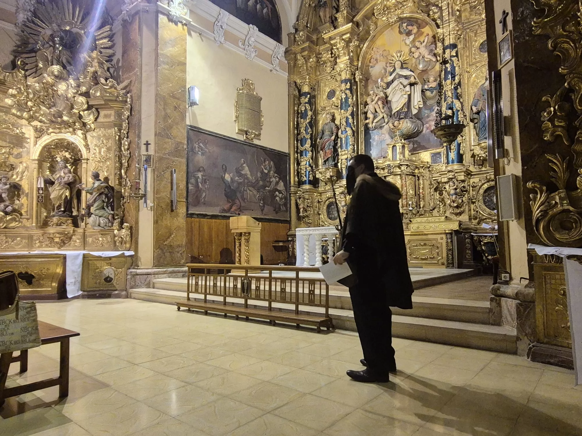Representación de Loa en la Iglesia de Santa Teresa 2025. Foto Juanlu Herrero