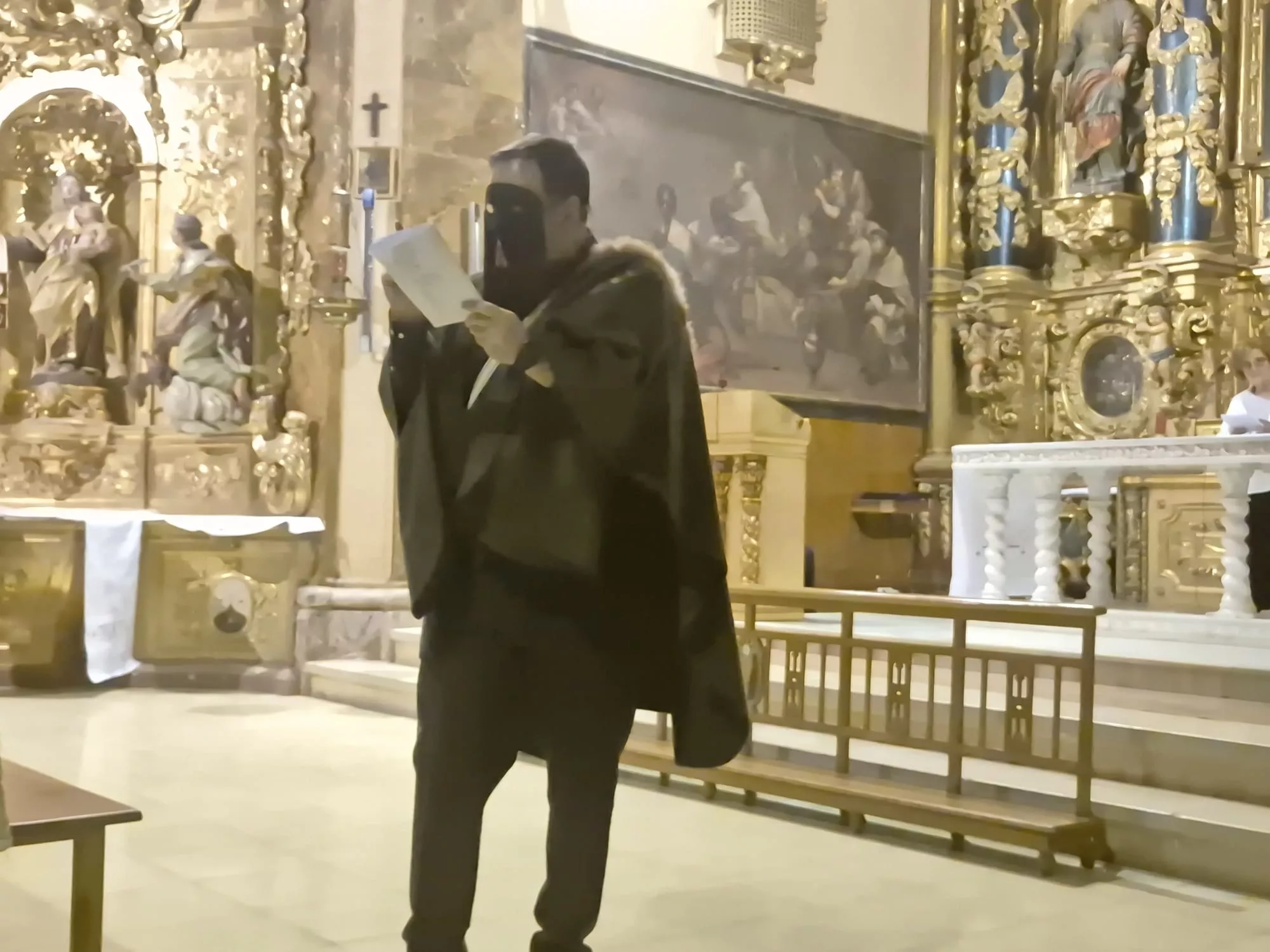 Representación de Loa en la Iglesia de Santa Teresa 2025. Foto Juanlu Herrero