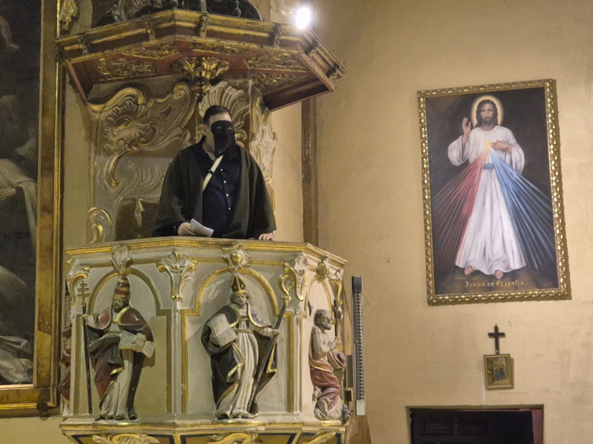 Representación de Loa en la Iglesia de Santa Teresa 2025. Foto Juanlu Herrero