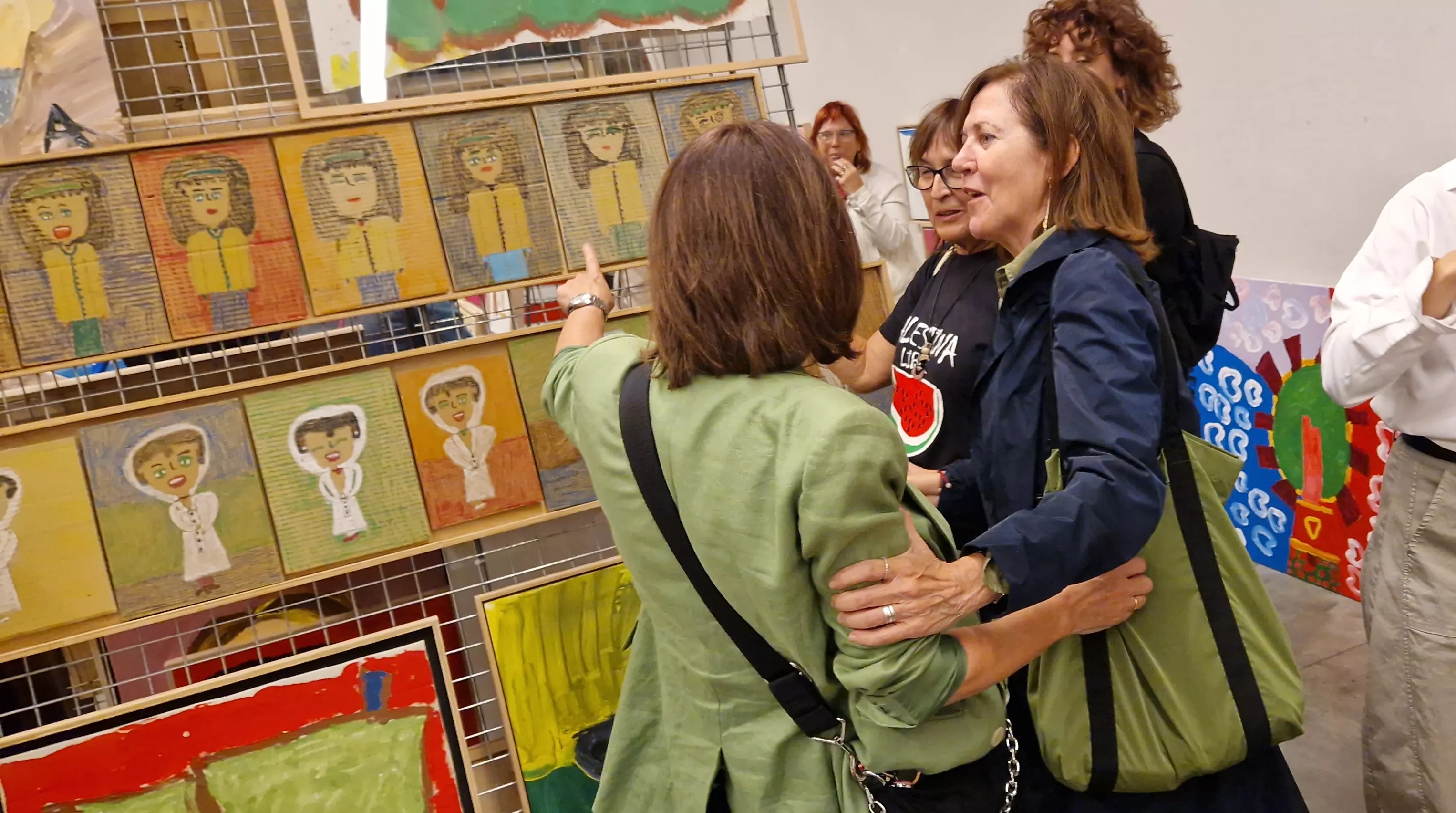 Exposición del Grupo Zhebra como preludio de las jornadas “Infancia, Vanguardias y Primitivos”. Foto Myriam Martínez