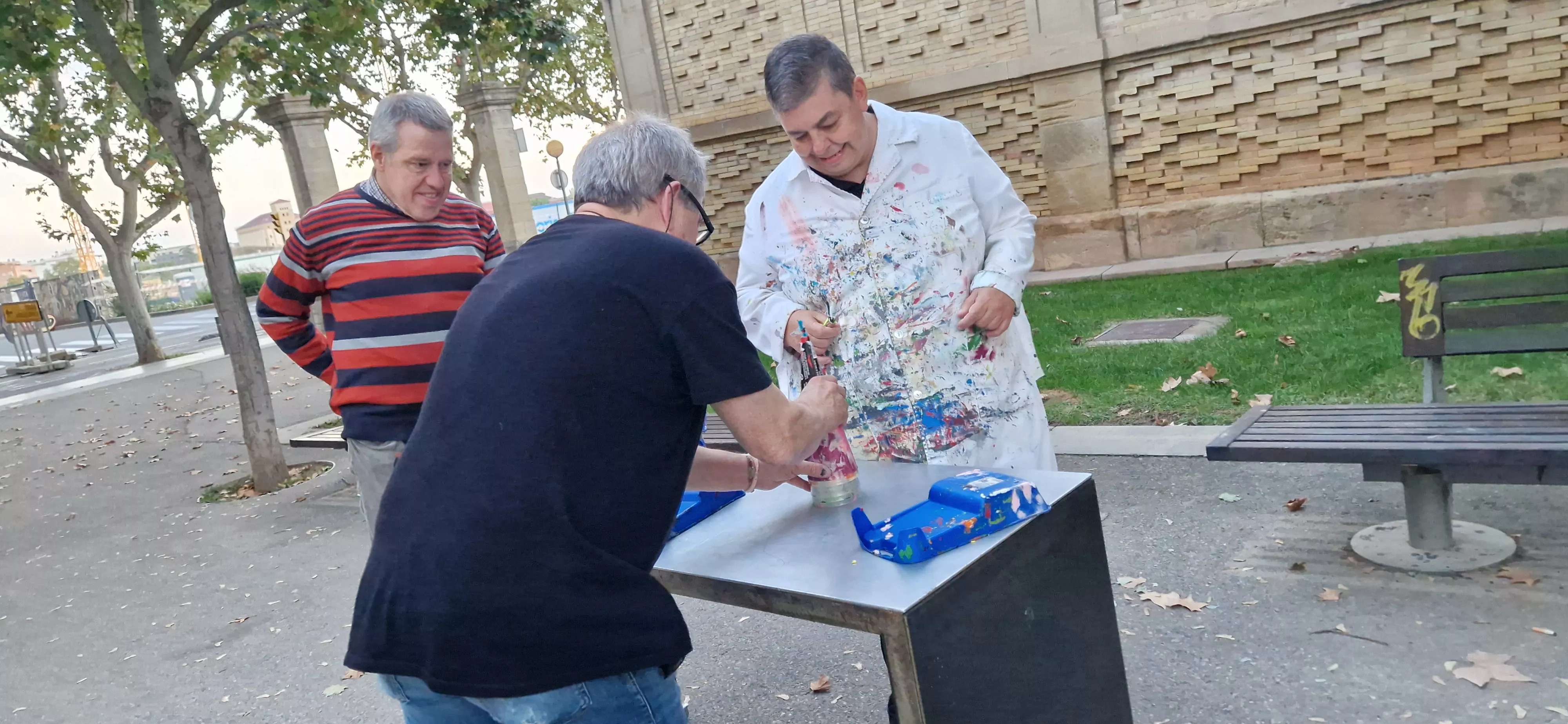 Exposición del Grupo Zhebra como preludio de las jornadas “Infancia, Vanguardias y Primitivos”. Foto Myriam Martínez