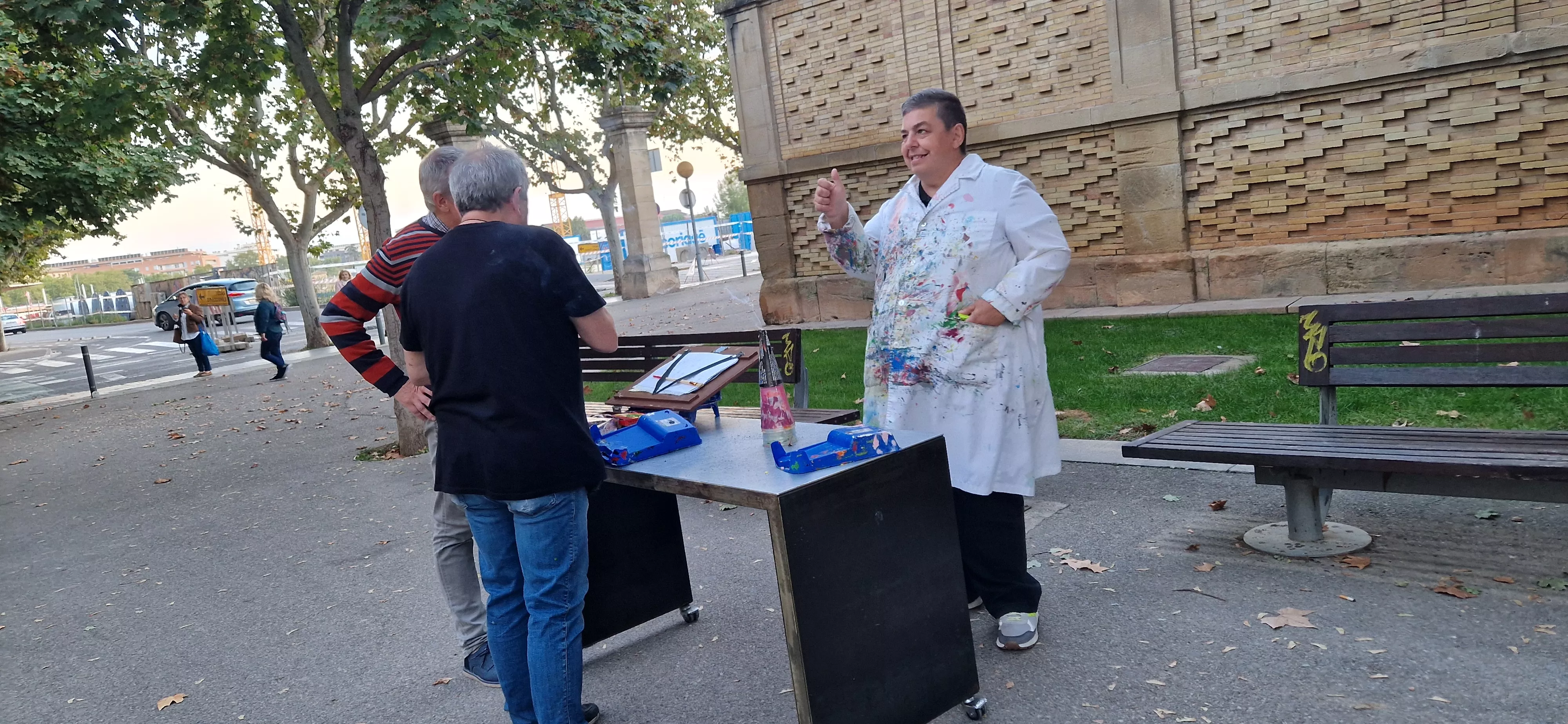 Exposición del Grupo Zhebra como preludio de las jornadas “Infancia, Vanguardias y Primitivos”. Foto Myriam Martínez