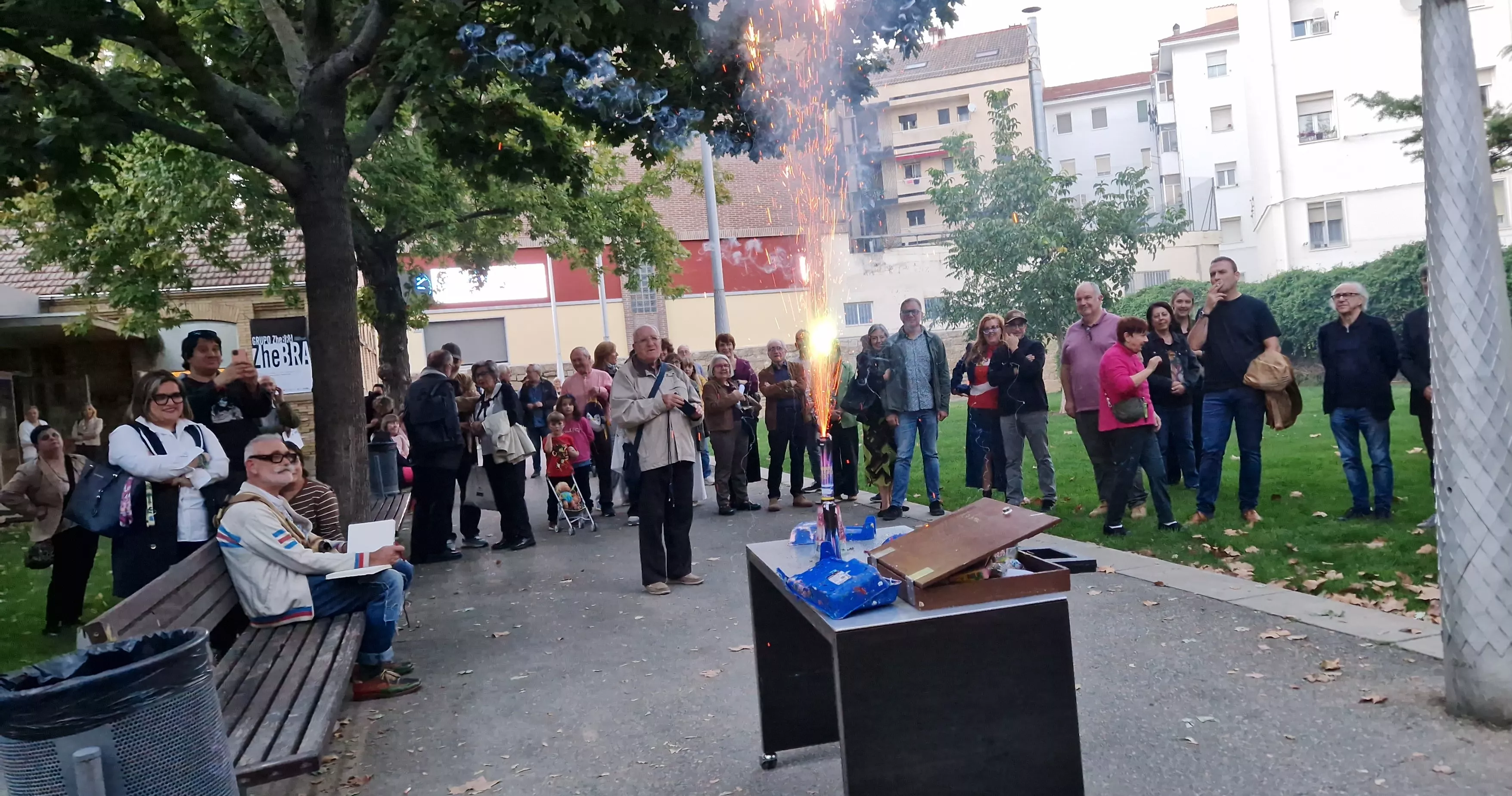 Exposición del Grupo Zhebra como preludio de las jornadas “Infancia, Vanguardias y Primitivos”. Foto Myriam Martínez