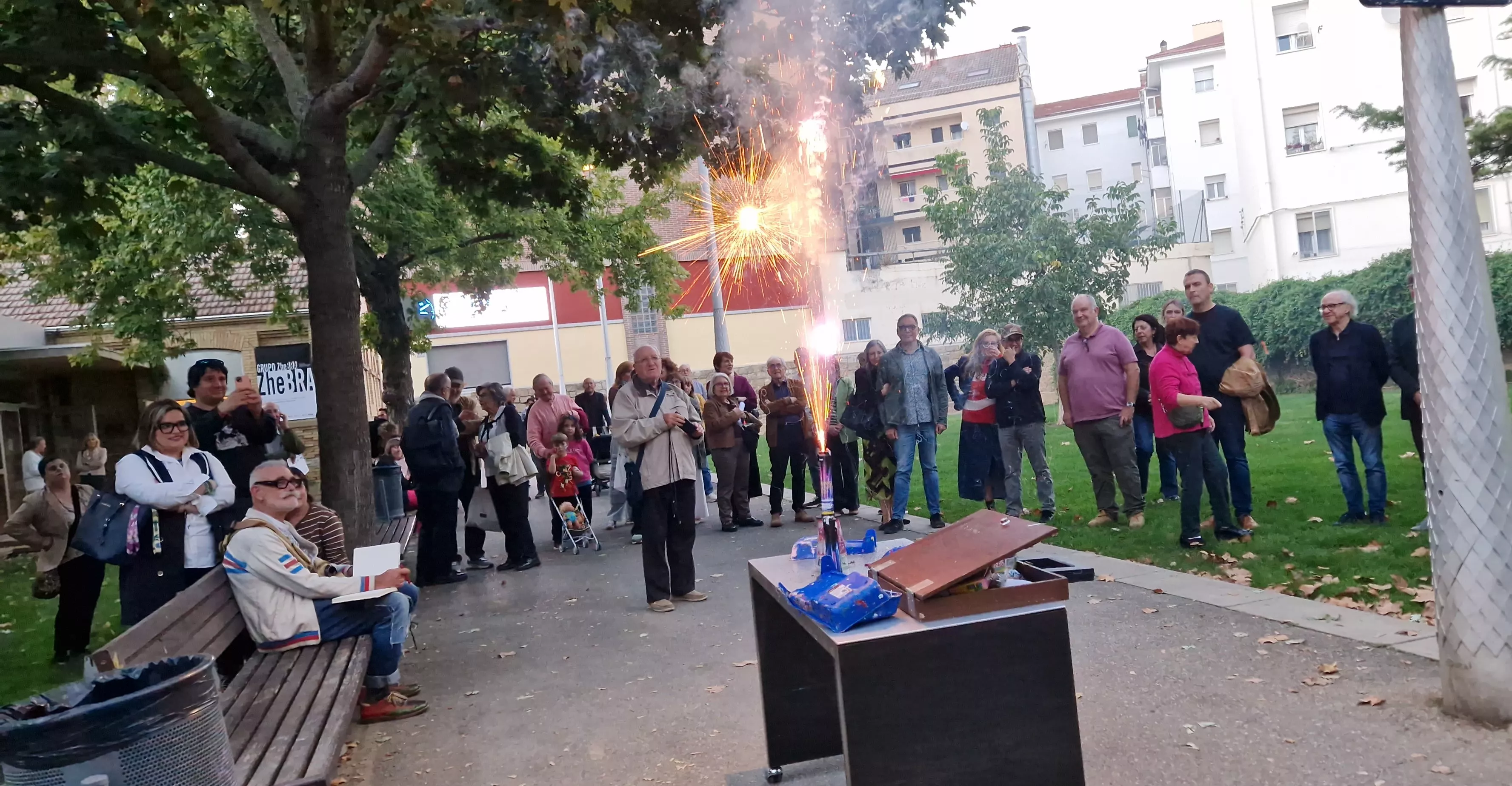 Exposición del Grupo Zhebra como preludio de las jornadas “Infancia, Vanguardias y Primitivos”. Foto Myriam Martínez