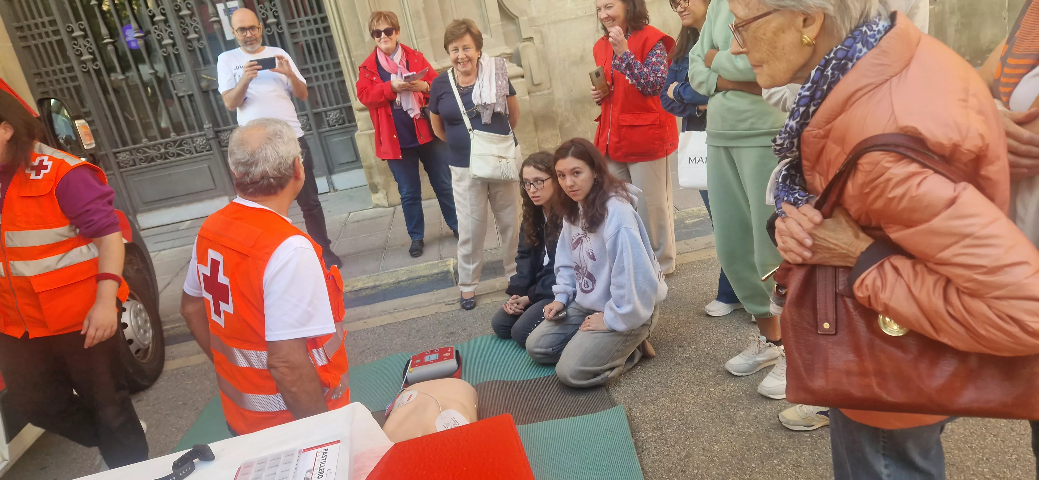 Día Mundial de la Parada Cardíaca en Huesca. Foto Myriam Martínez