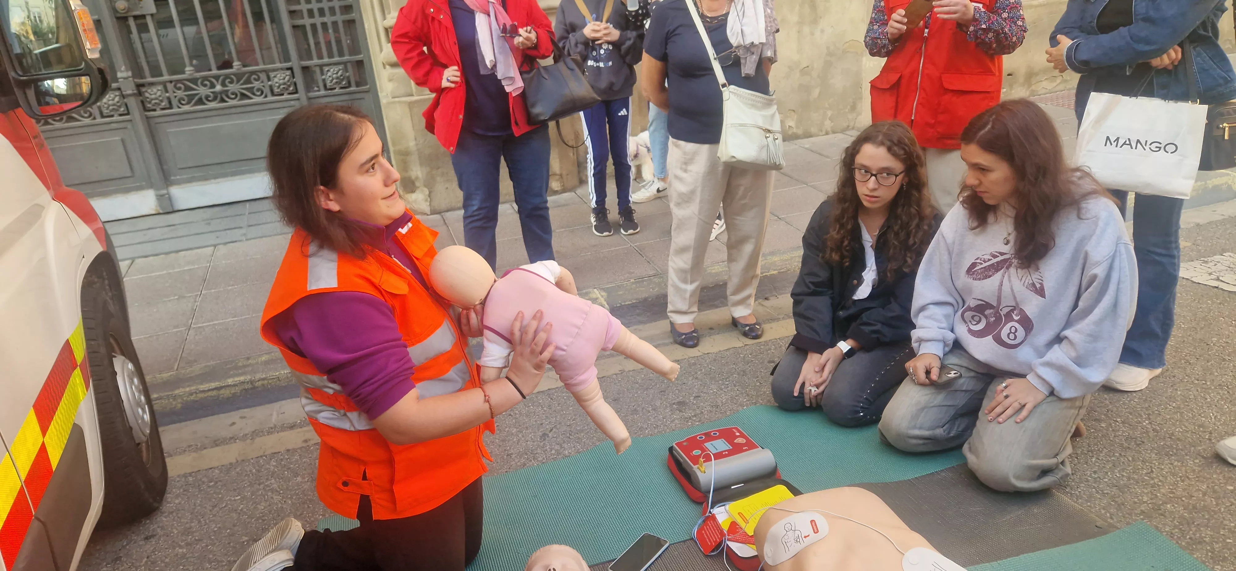 Día Mundial de la Parada Cardíaca en Huesca. Foto Myriam Martínez