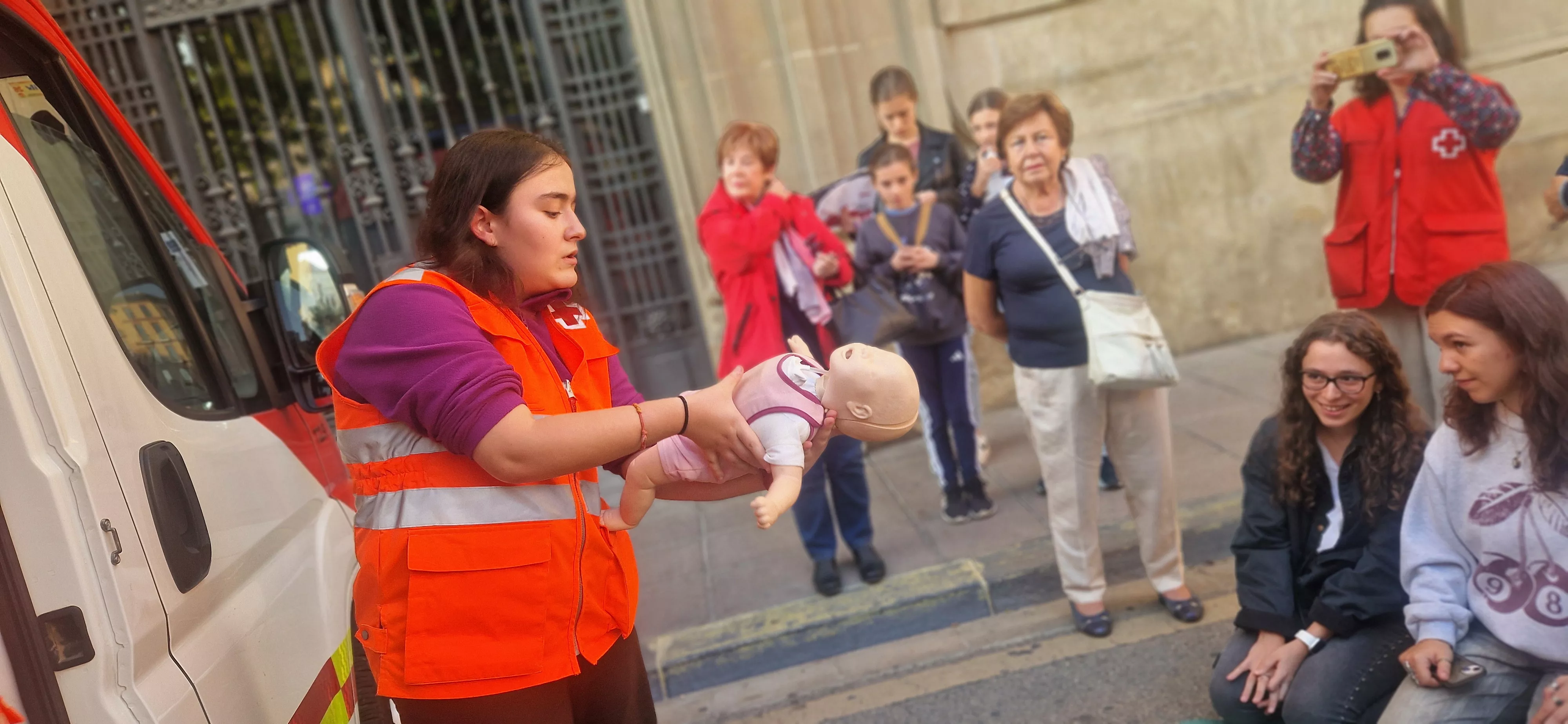 Día Mundial de la Parada Cardíaca en Huesca. Foto Myriam Martínez