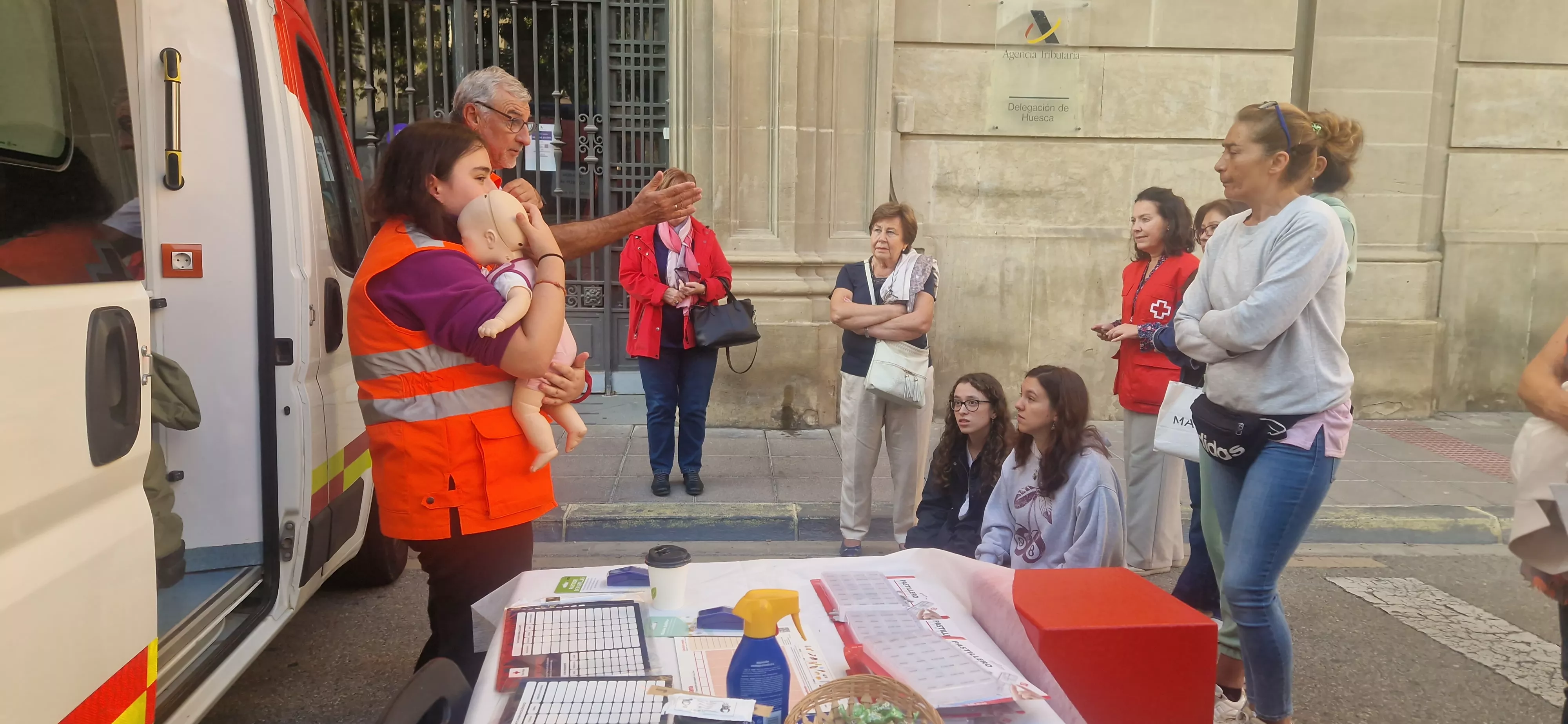 Día Mundial de la Parada Cardíaca en Huesca. Foto Myriam Martínez