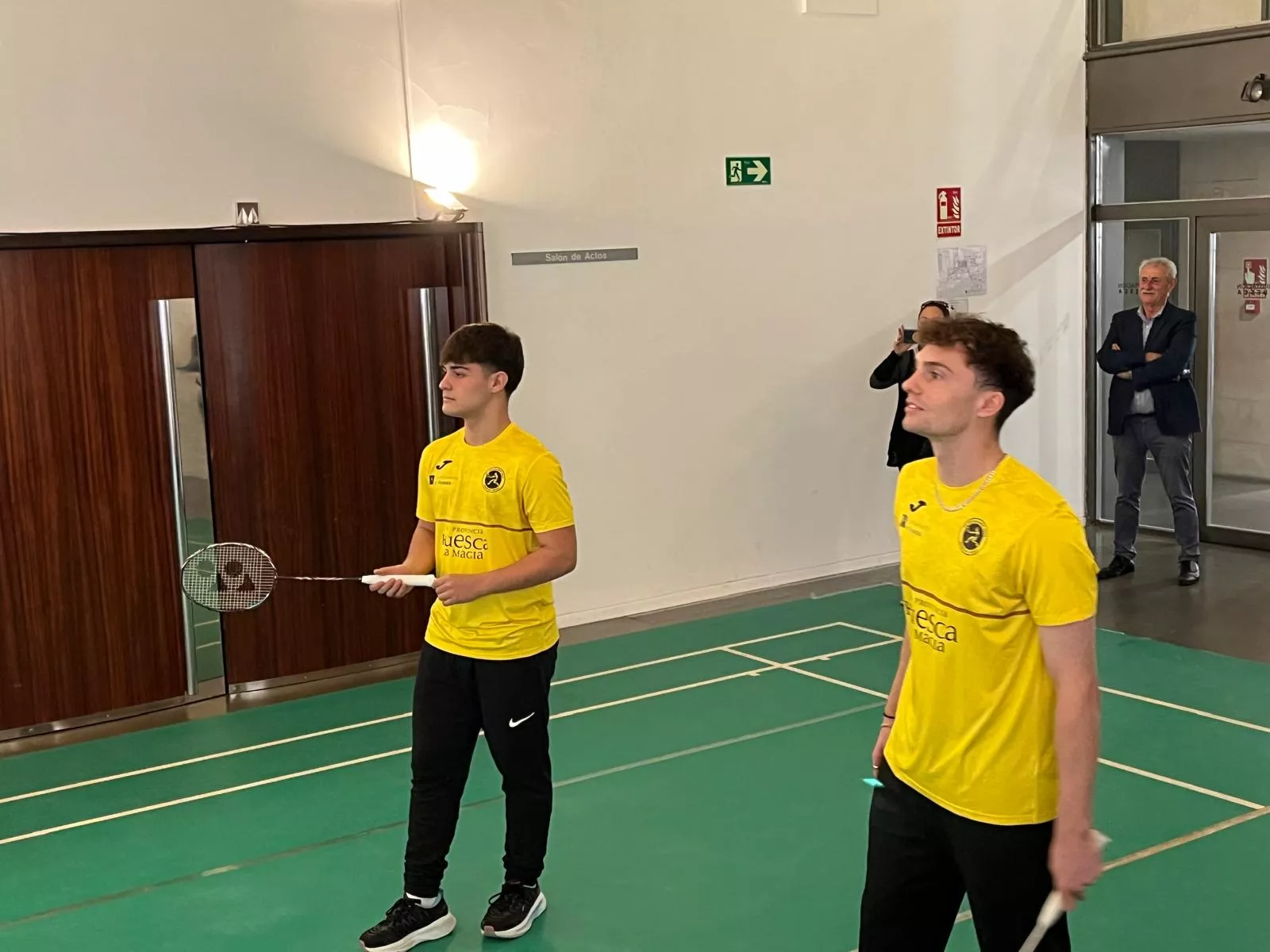 Presentación de la temporada del Bádminton "Tu Provincia Huesca la Magia". Foto: Adri Mora
