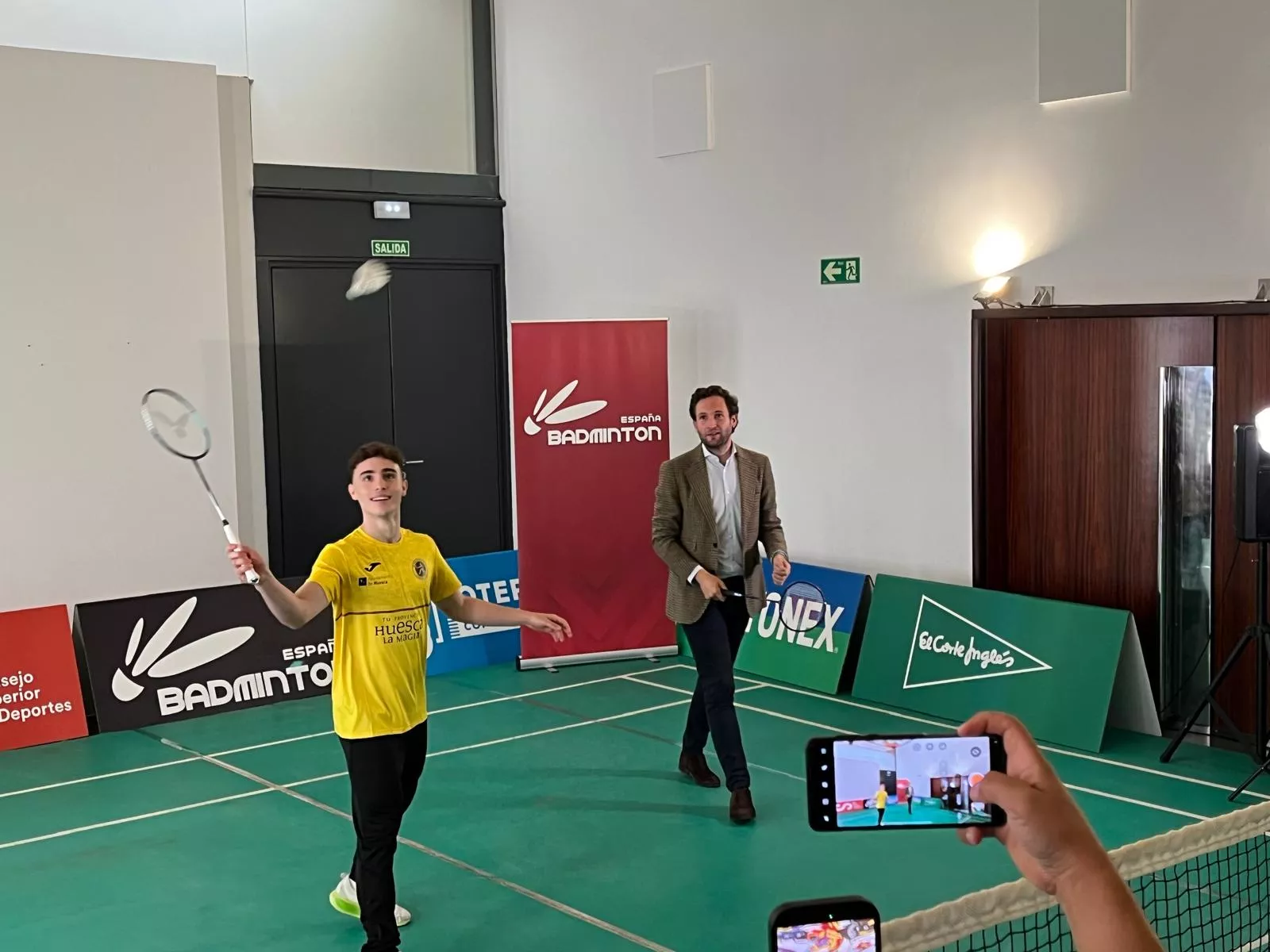 Presentación de la temporada del Bádminton "Tu Provincia Huesca la Magia". Foto: Adri Mora
