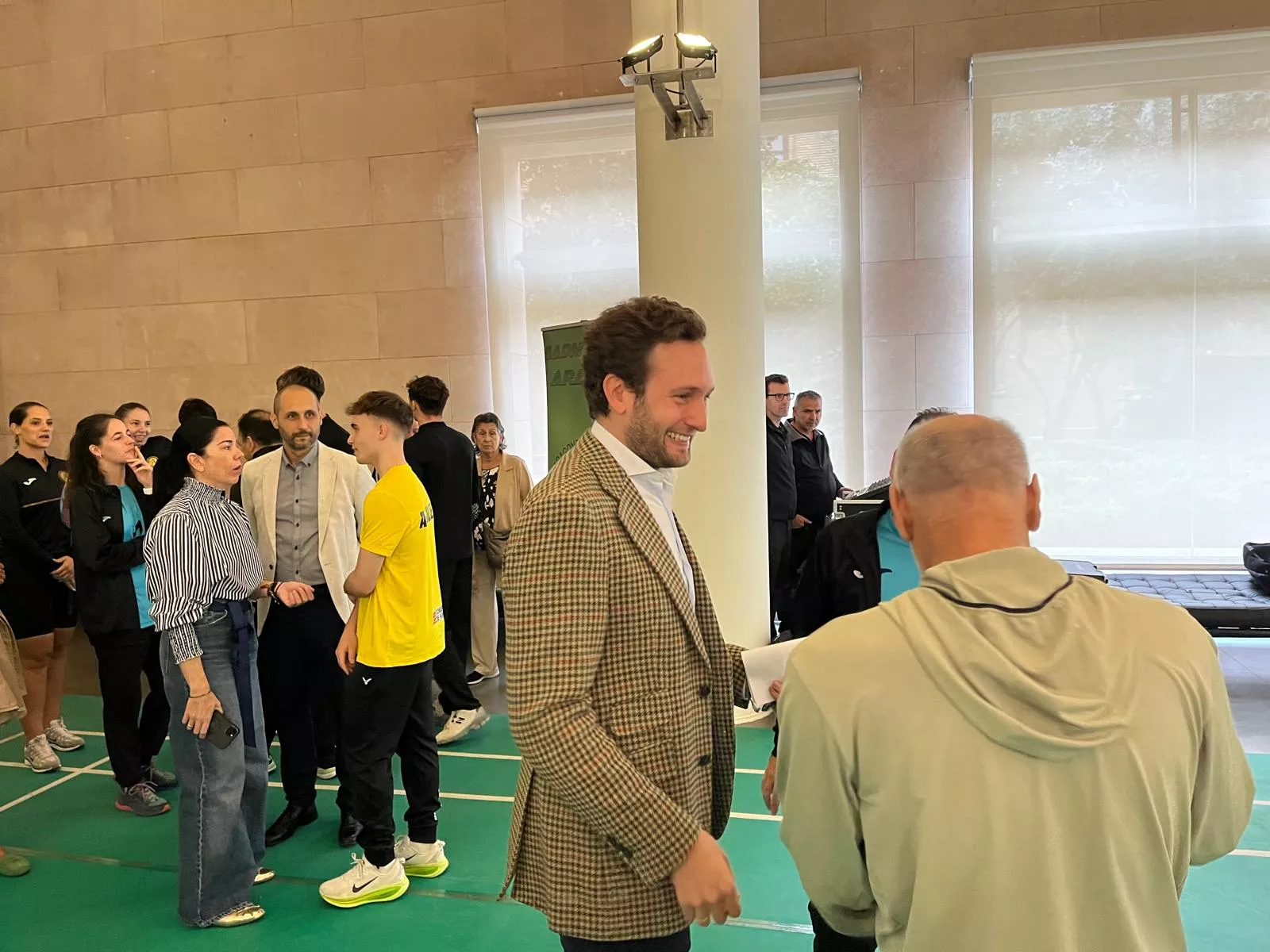 Presentación de la temporada del Bádminton "Tu Provincia Huesca la Magia". Foto: Adri Mora