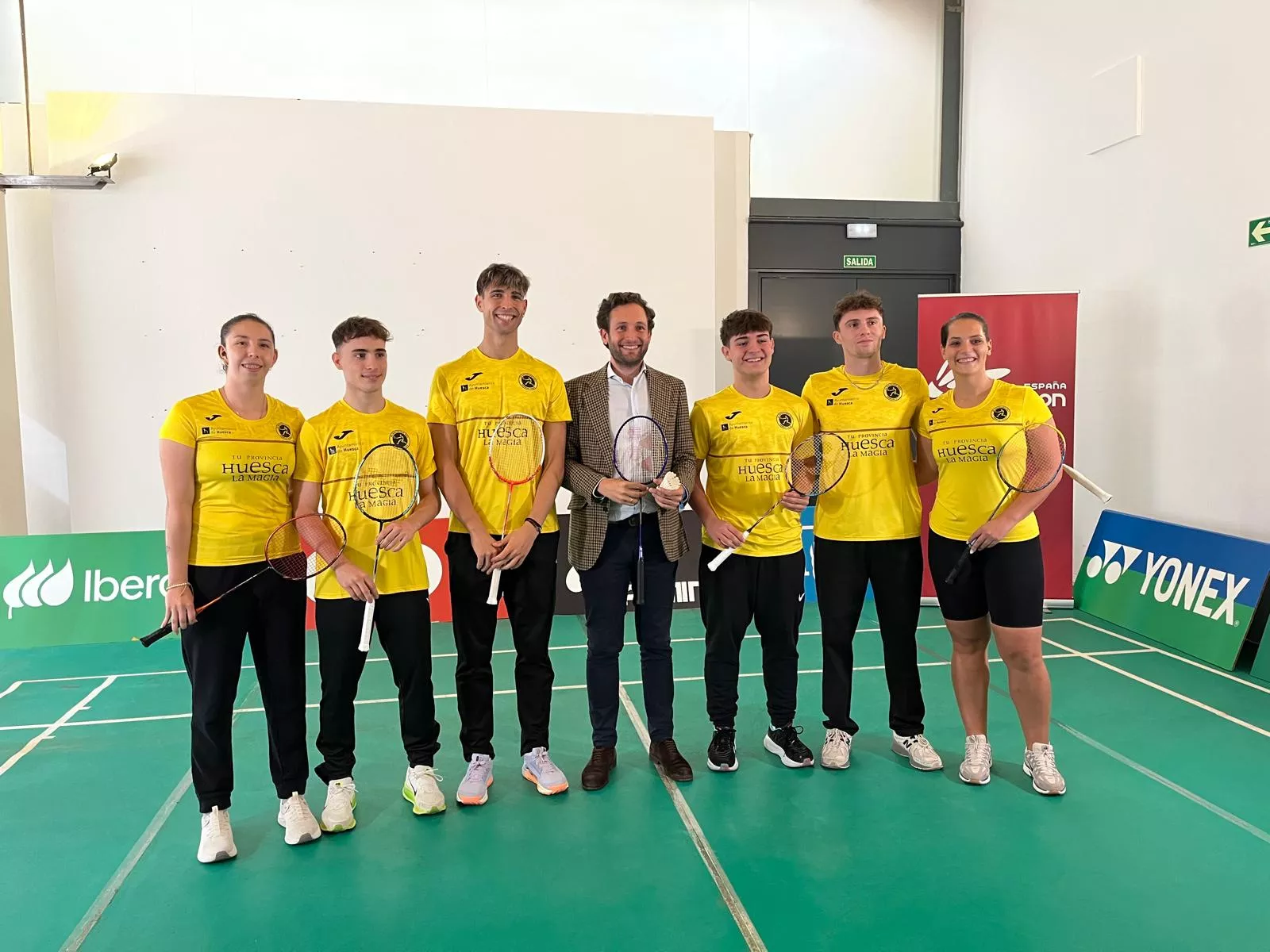 Presentación de la temporada del Bádminton "Tu Provincia Huesca la Magia". Foto: Adri Mora
