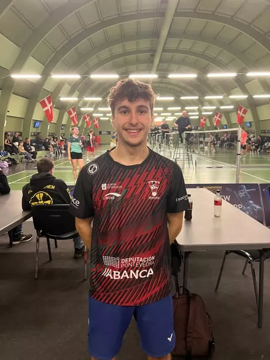 Raúl Bergua en el torneo de Dinamarca.