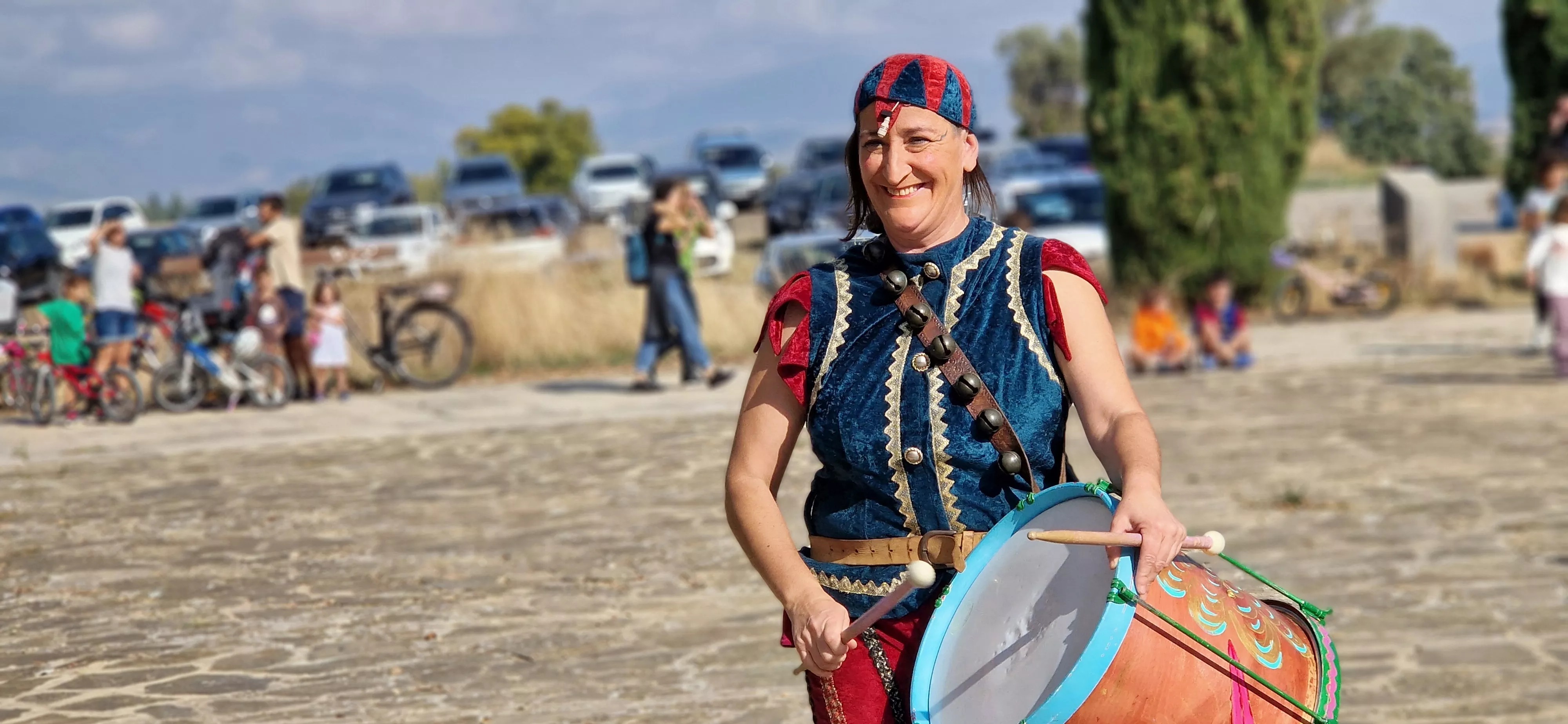 Festival Enclaves del Grial con los Titiriteros de Binéfar en la ermita de Loreto. Foto Myriam Martínez